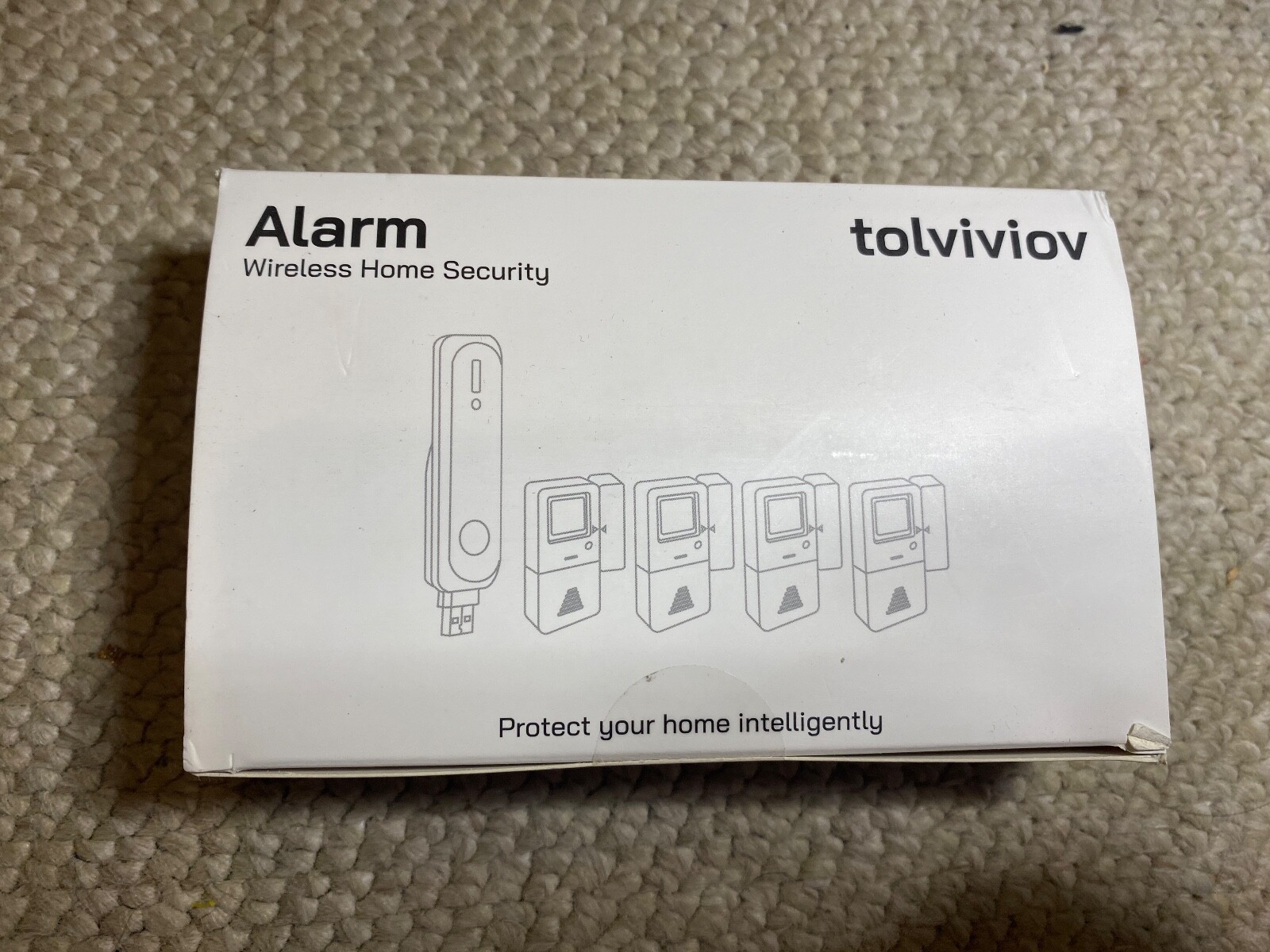 tolviviov Home Alarm System3rd Gen 4pack 120dB Alarm Door/Window Sensors with…