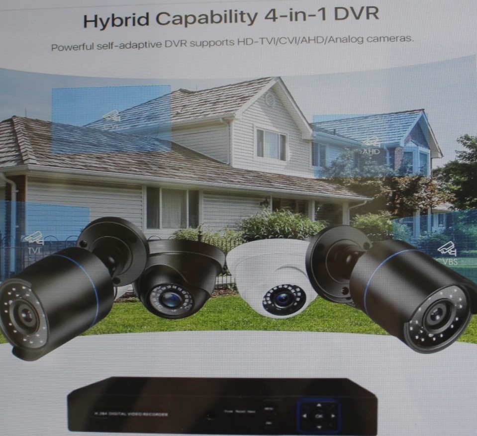 New 3000TVL Home Security System Surveillance DVR 4 Night Vision Cameras Kit