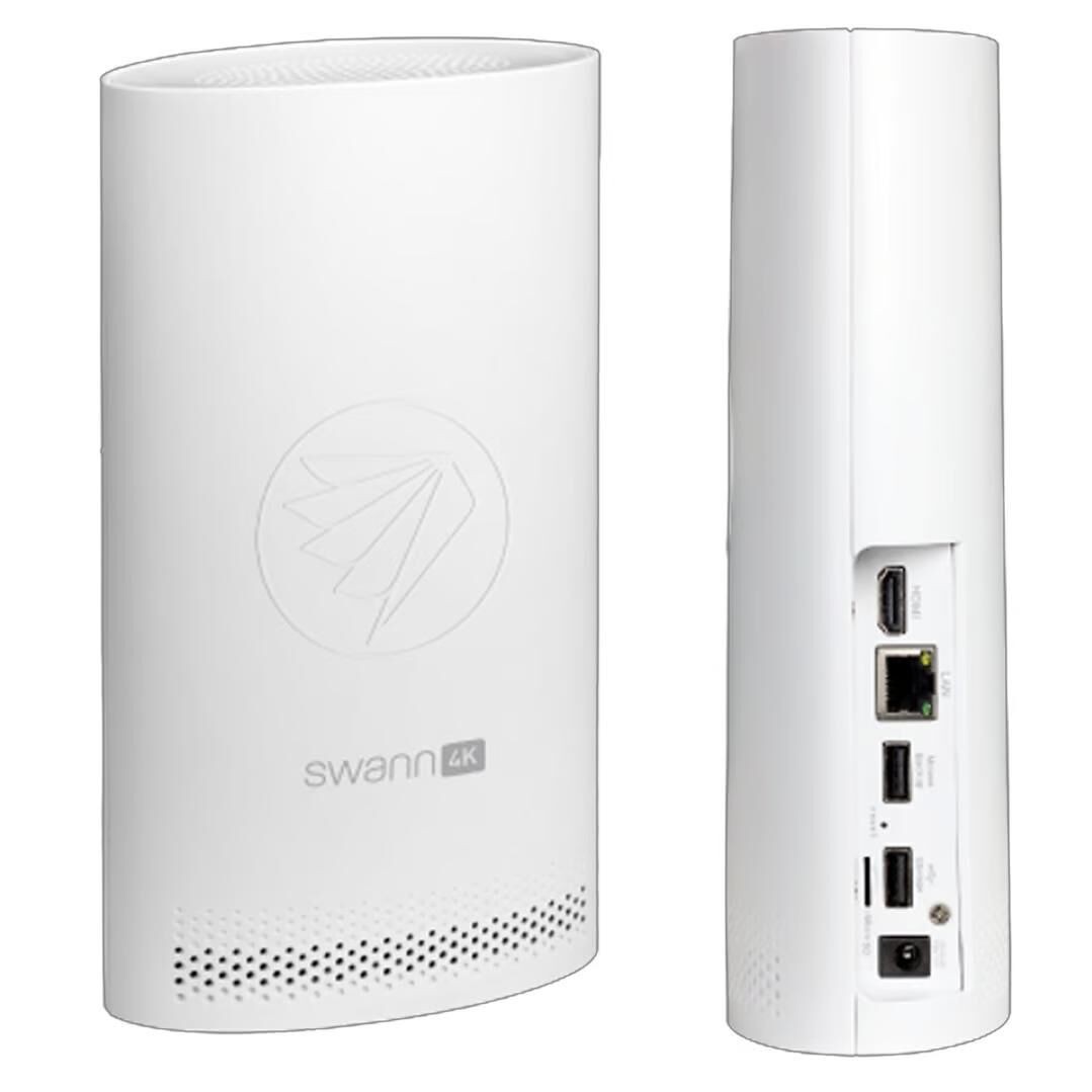 Swann AllSecure 4K Wireless Security Camera Kit NVR Tower Local Cloud Storage