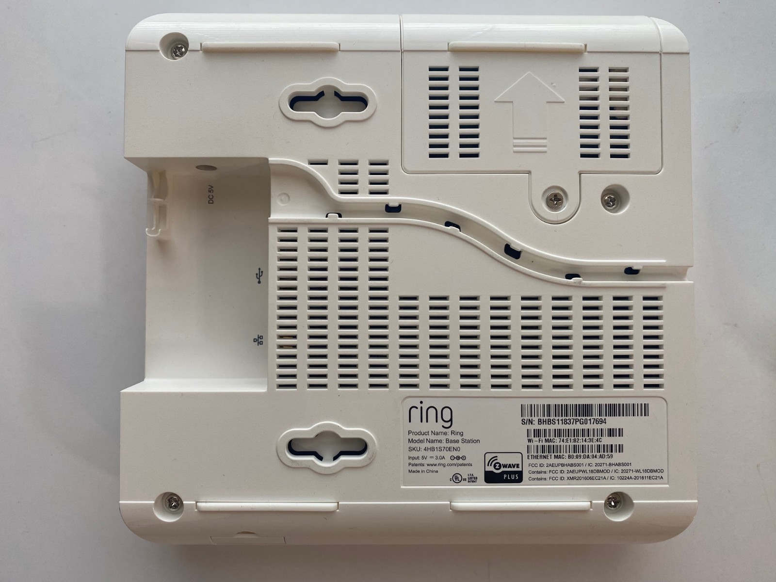 Ring Alarm Base Station (1st Gen) (4HB1S7-0EN0)