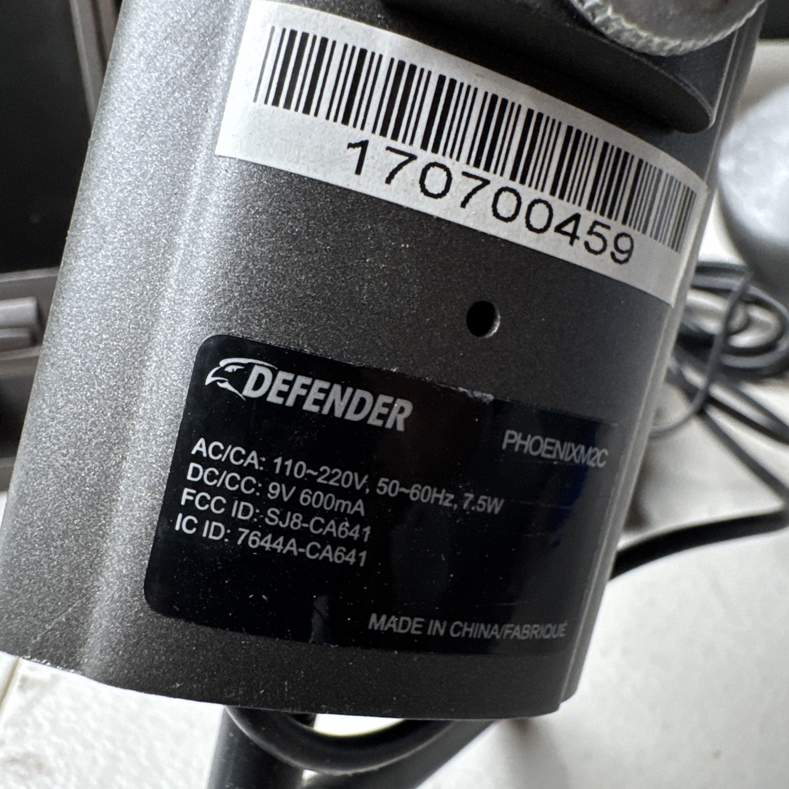 Defender PHOENIX M2C Security Camera Unit Monitor
