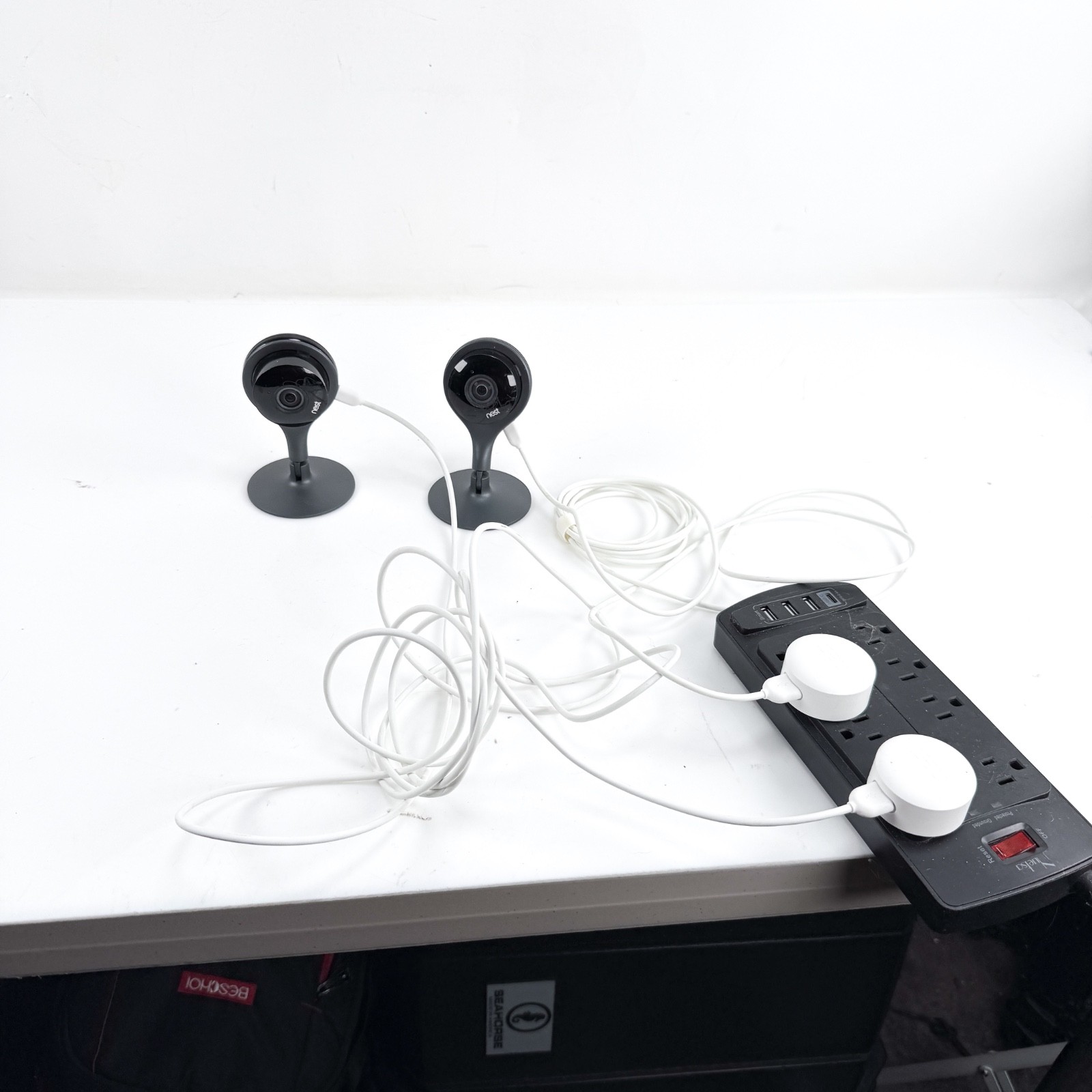 Lot of 2 Google Nest 1st Gen Indoor Cam Security Camera A0005 – Tested