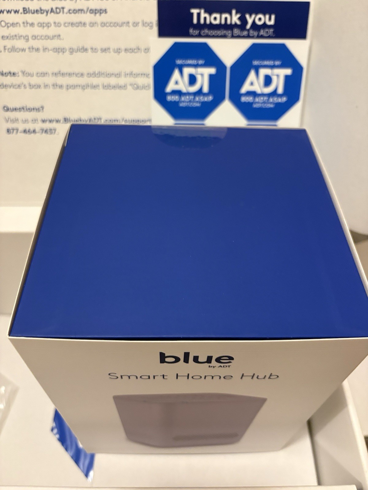 Blue by ADT Smart Home Hub Security System S40LR0-01 Hub 6 Sensors & 1 Motion