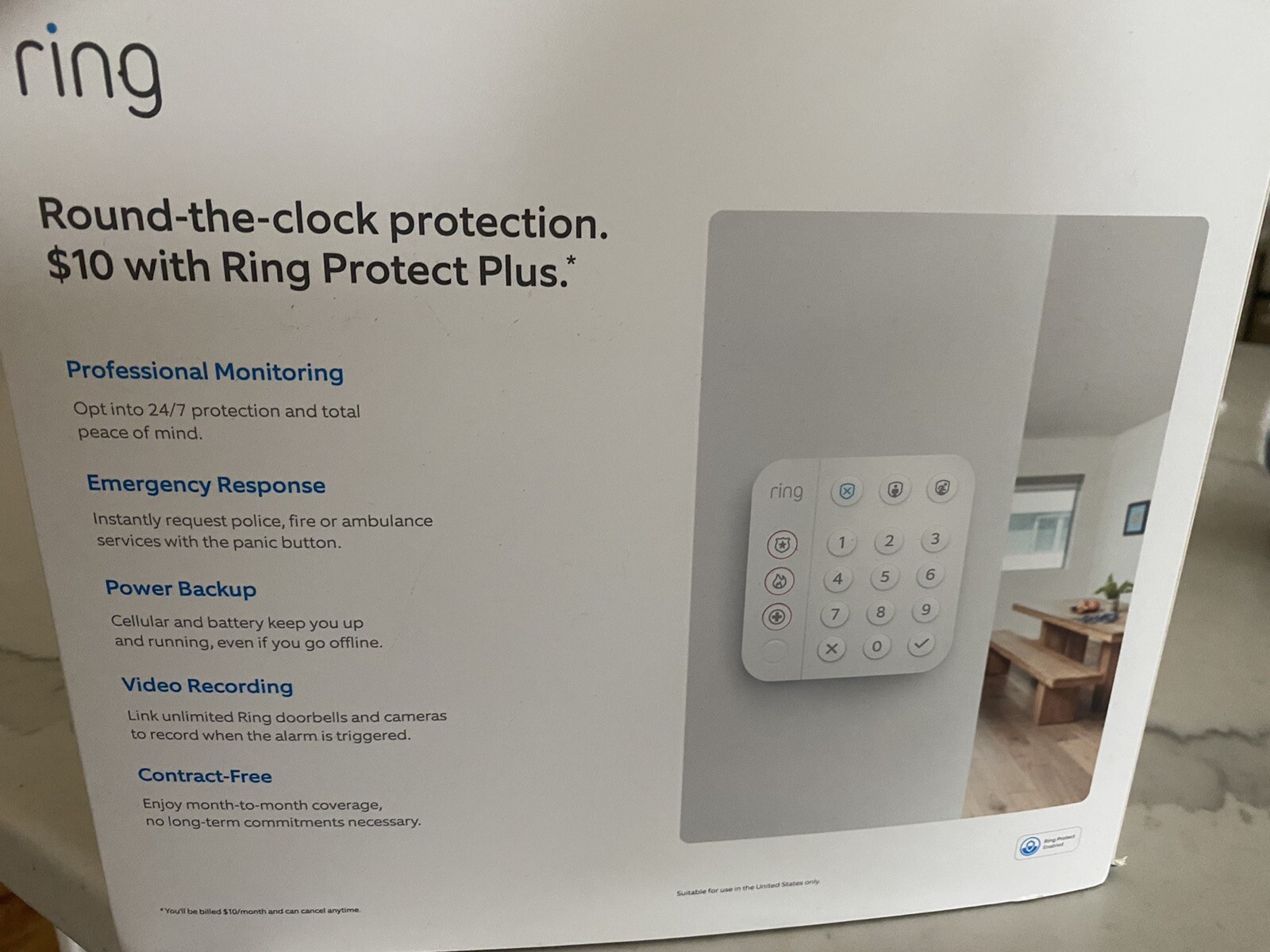 Ring Alarm 8-Piece Security Kit – White (4K18SZ-0EN0)