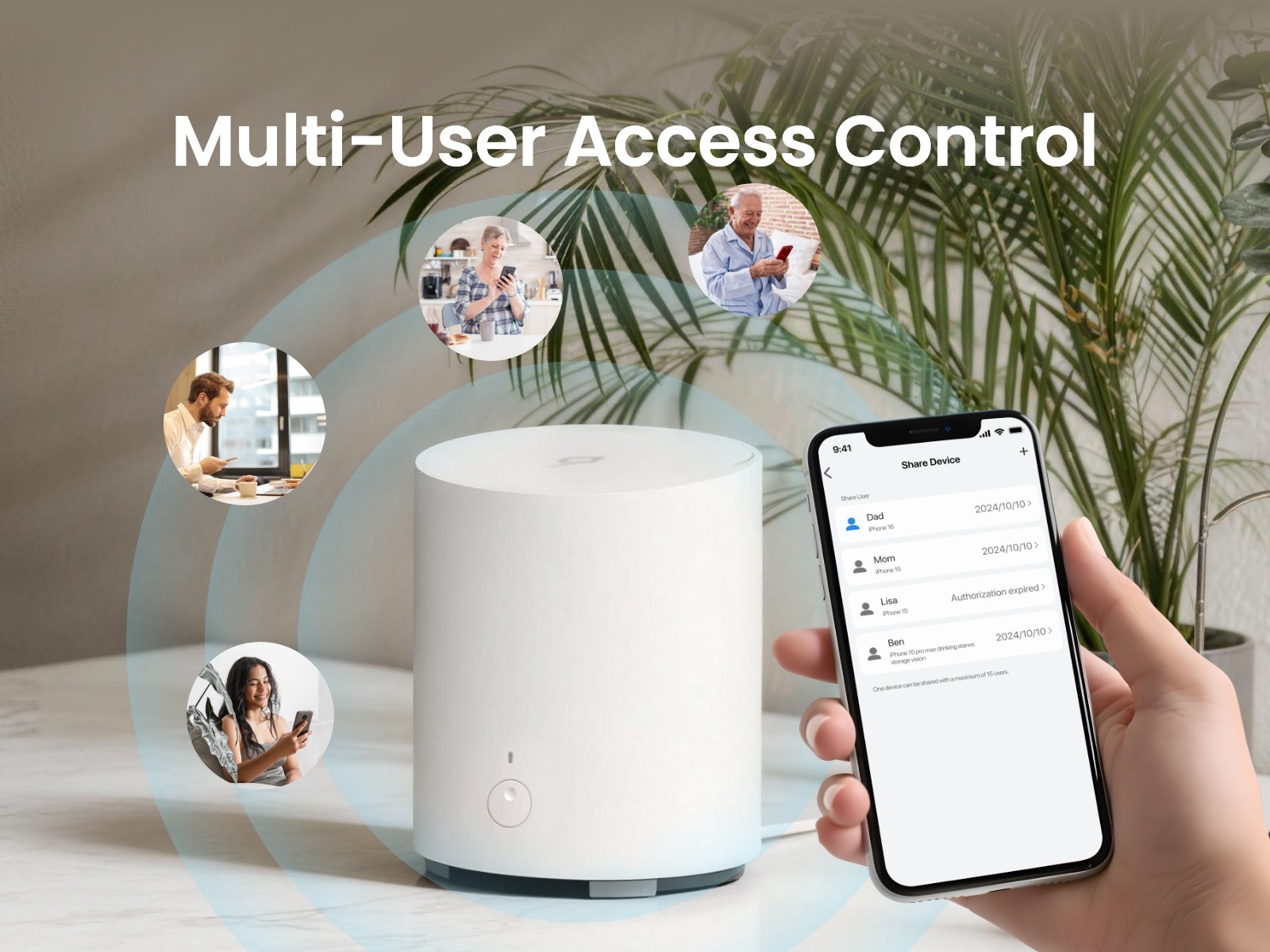 Reolink E1 4MP 360° Coverage PT WiFi Indoor Security Camera with Home Hub Mini