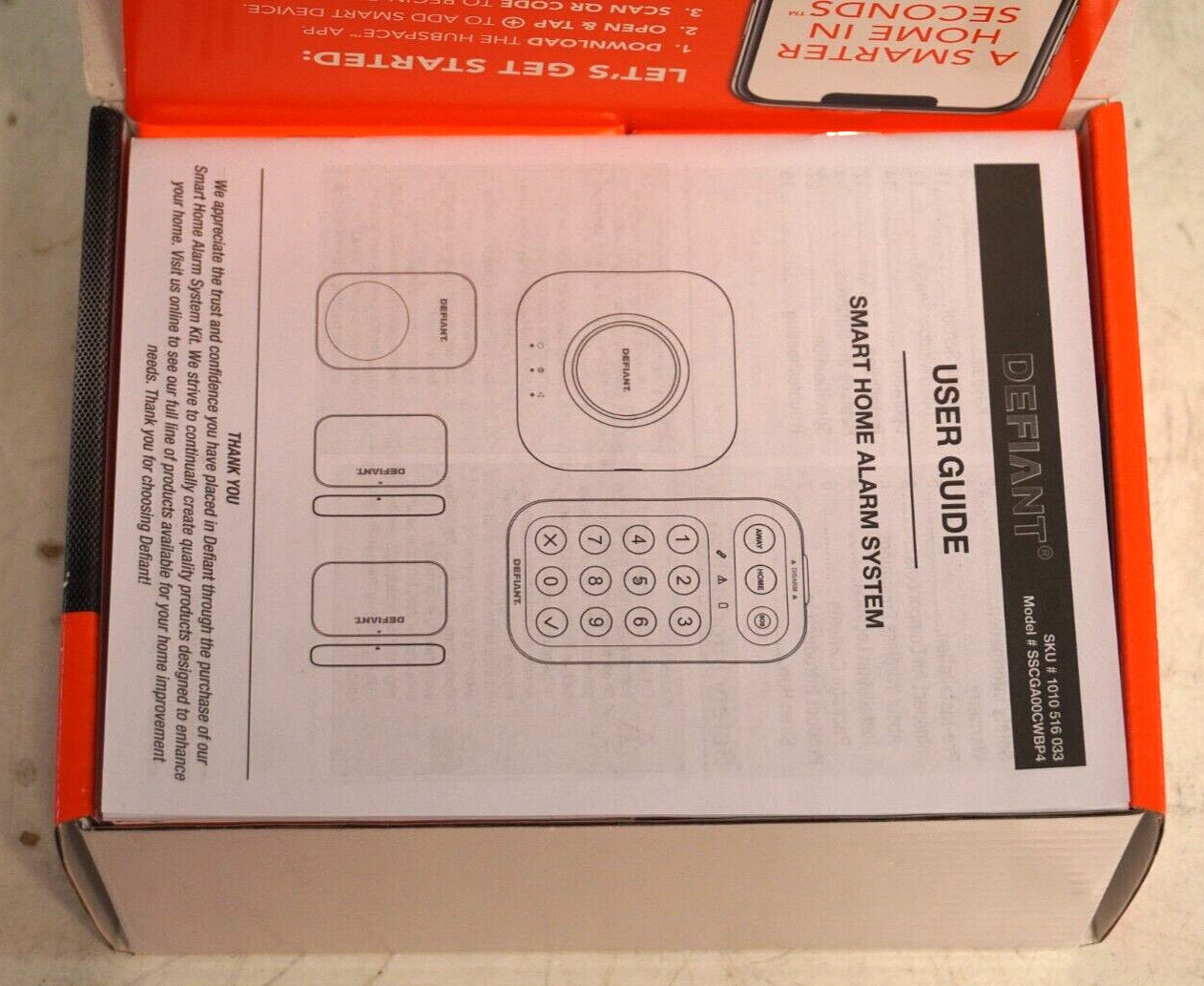 Defiant Smart Home Alarm System with WiFi and Bluetooth Powered by Hubspace