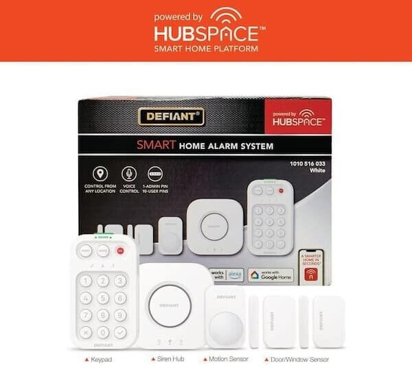 Defiant Smart Home Alarm System with WiFi and Bluetooth, Powered by Hubspace NEW