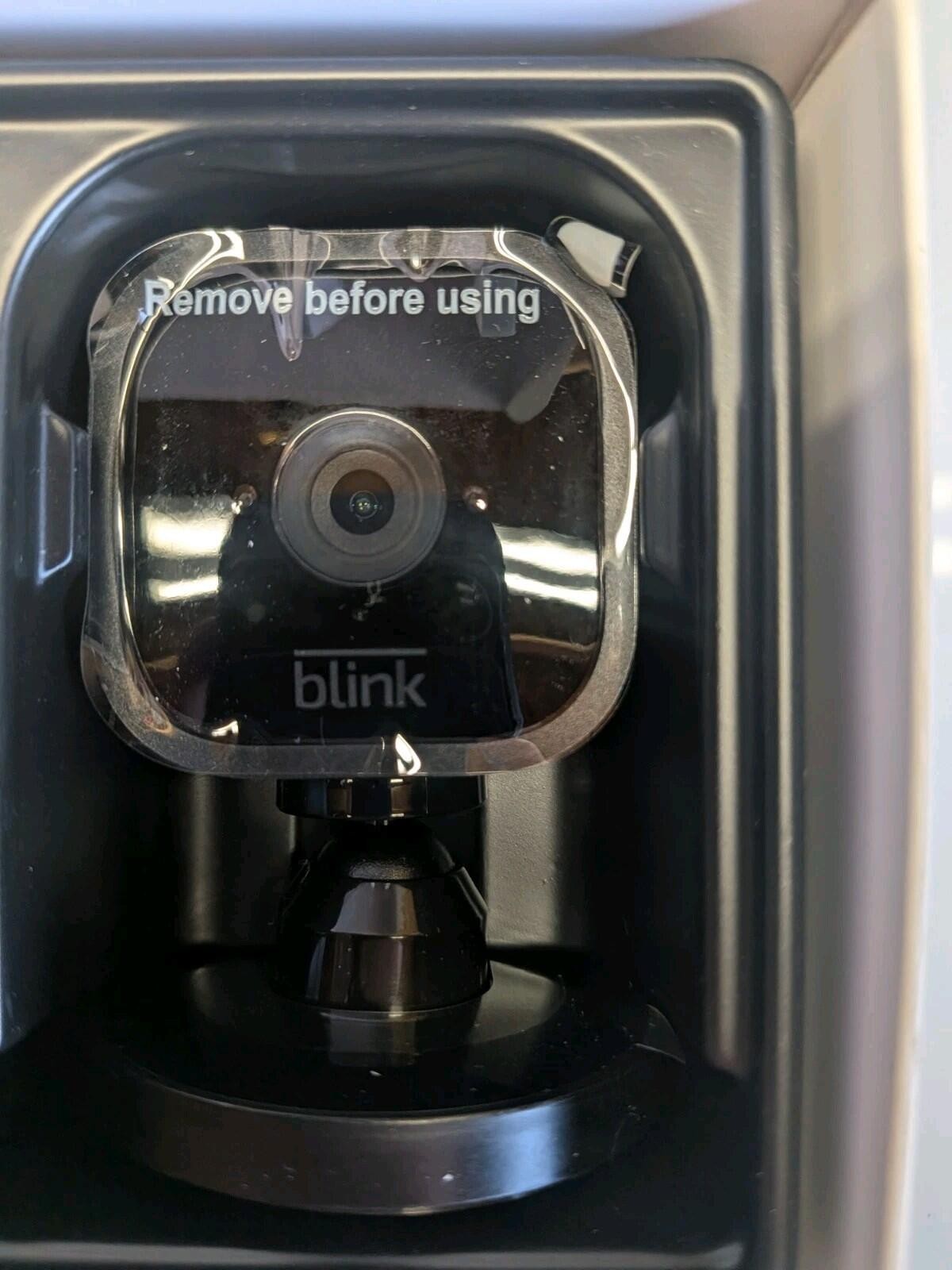Blink Mini Indoor Plug-In HD Smart Security Cameras (2 Pack) Alexa New Black