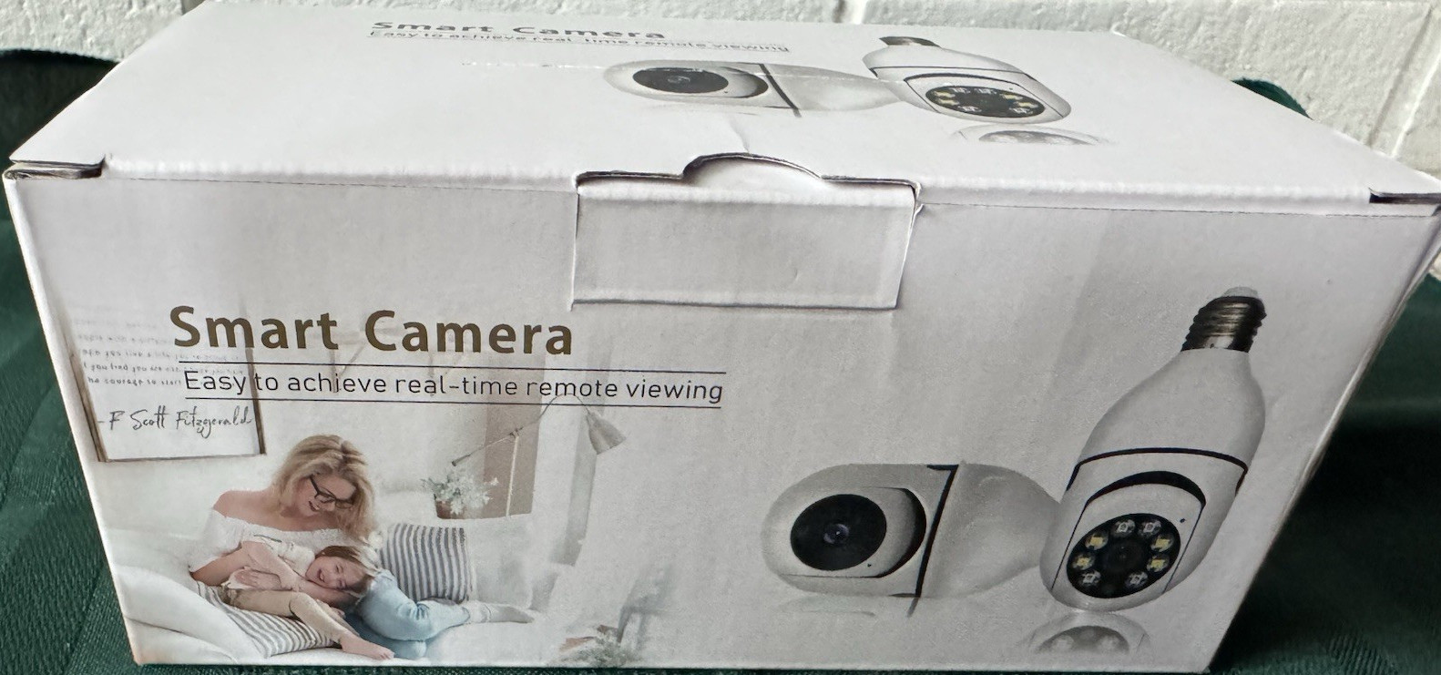HD Wi-Fi Bulb Camera with Motion Detection, Night Vision, Remote Viewing, Onvif