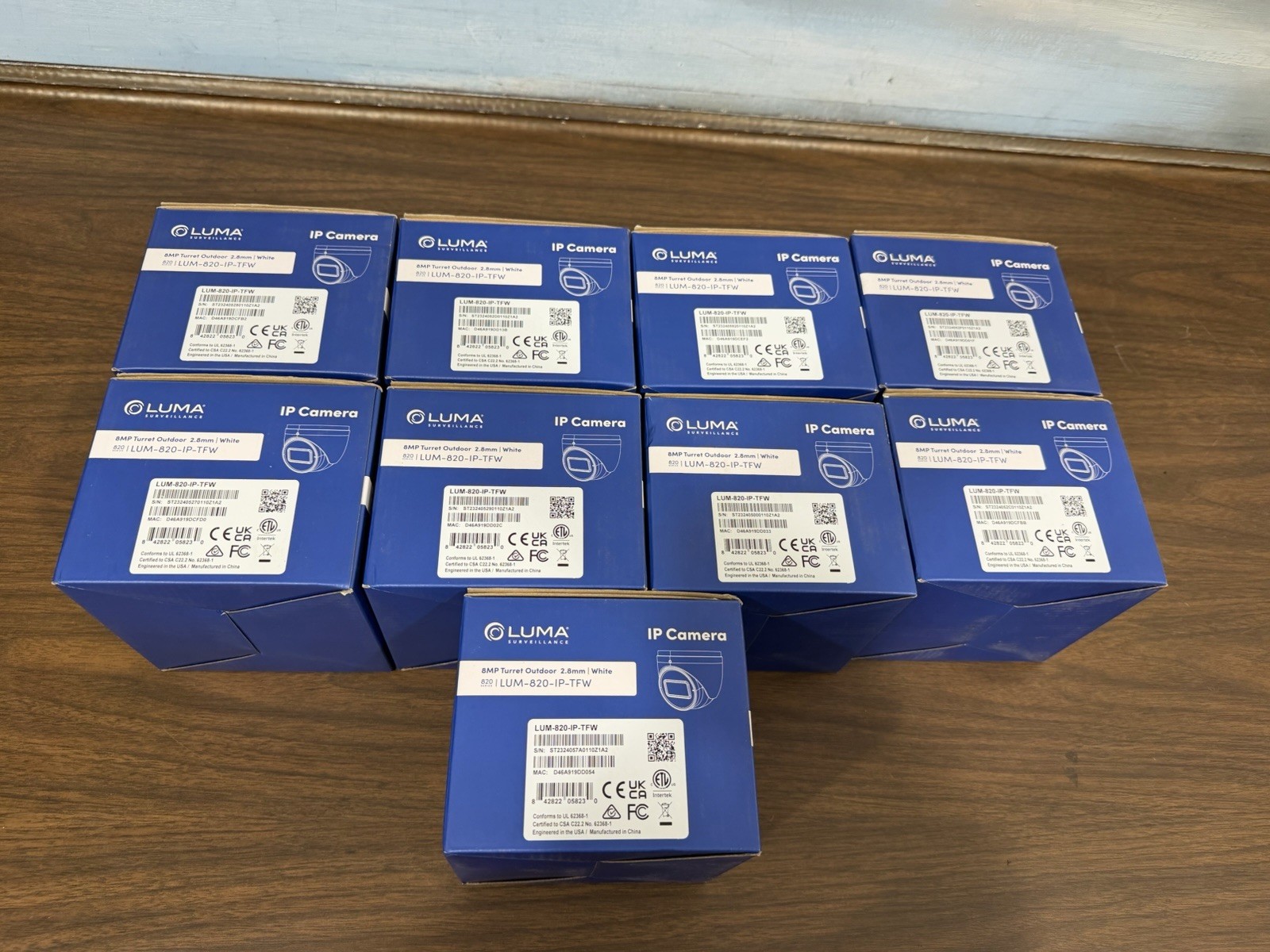 Luma Surveillance LUM-820-IP-TFW 8MP IP Turret Camera White Microphone PRICE (1)