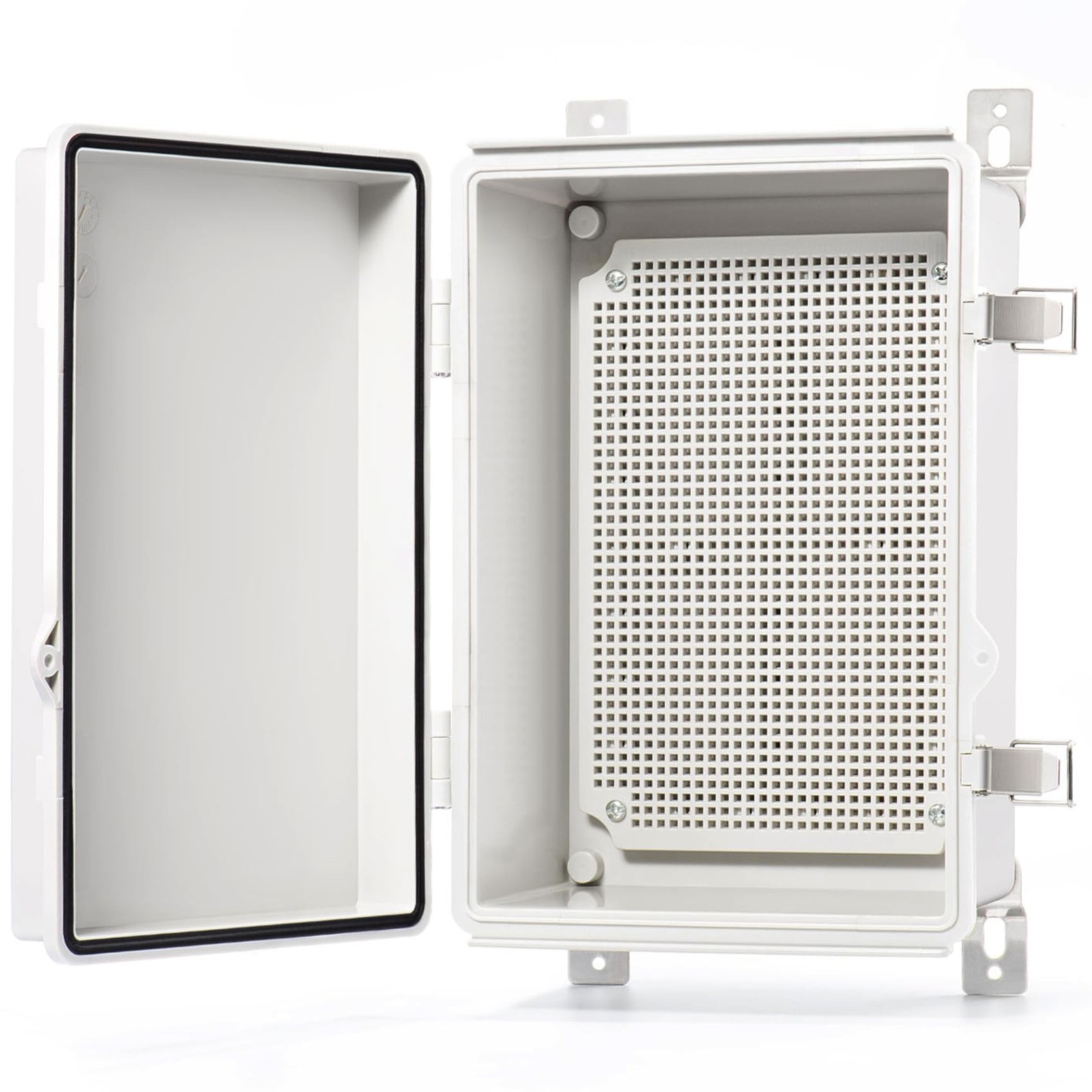 QILIPSU Junction Box IP67 Waterproof Plastic 11.2″x7.7″x5.1″, Grey Cover
