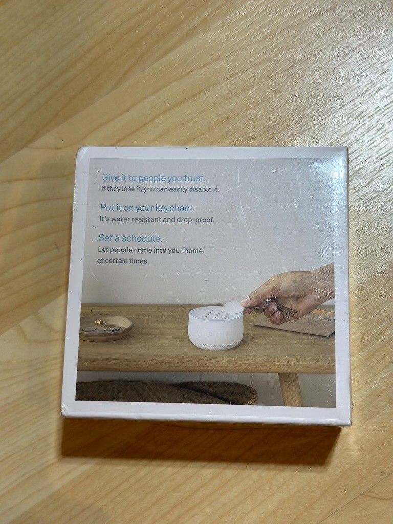 Google Nest Tag Wireless Home Security Key Fob – White/Blue