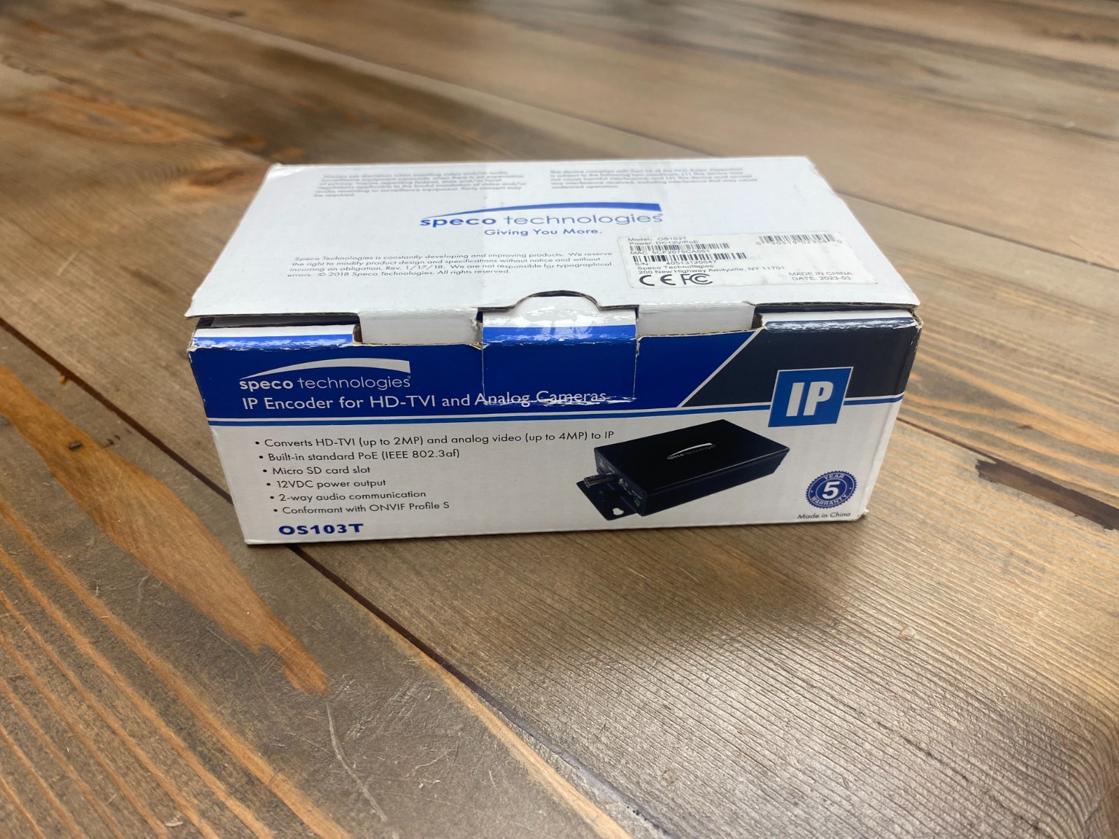 IP Encoder for HD-TVI and Analog Cameras OS103T