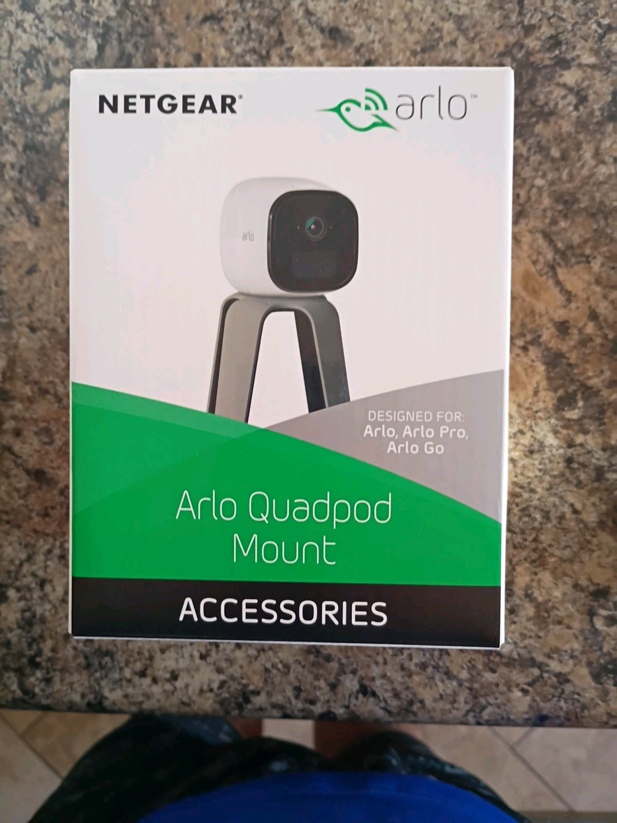 Arlo Wireless Security Cameras (4) VMS3430 by Netgear & 1 Arlo Quadpod Mount
