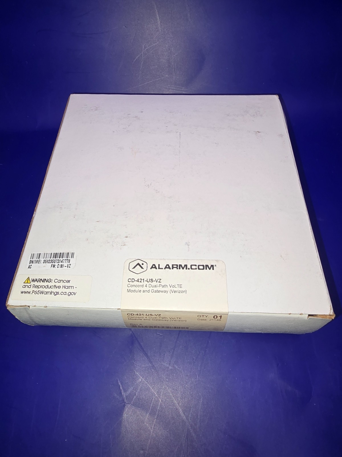 ALARM.COM CD-421-US-VZ Concord 4 Dual-Path LTE Module Gateway Z Wave Interlogix