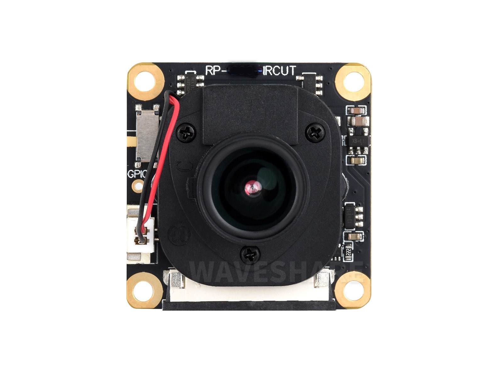 Waveshare IMX291 2MP IR-CUT Camera, Fixed-Focus, 83° Diagonal FOV