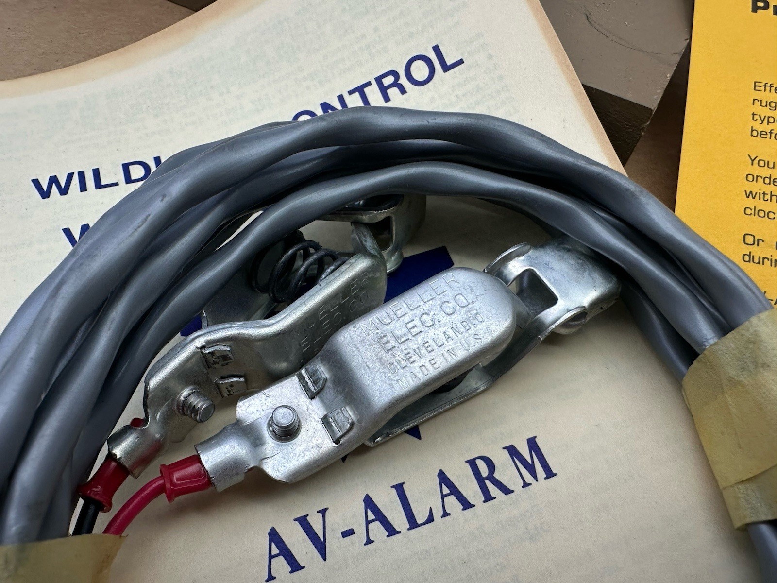 Rare Vintage AV-Alarm Corporation Wildlife Control With Acoustics Alarm NEW NOS