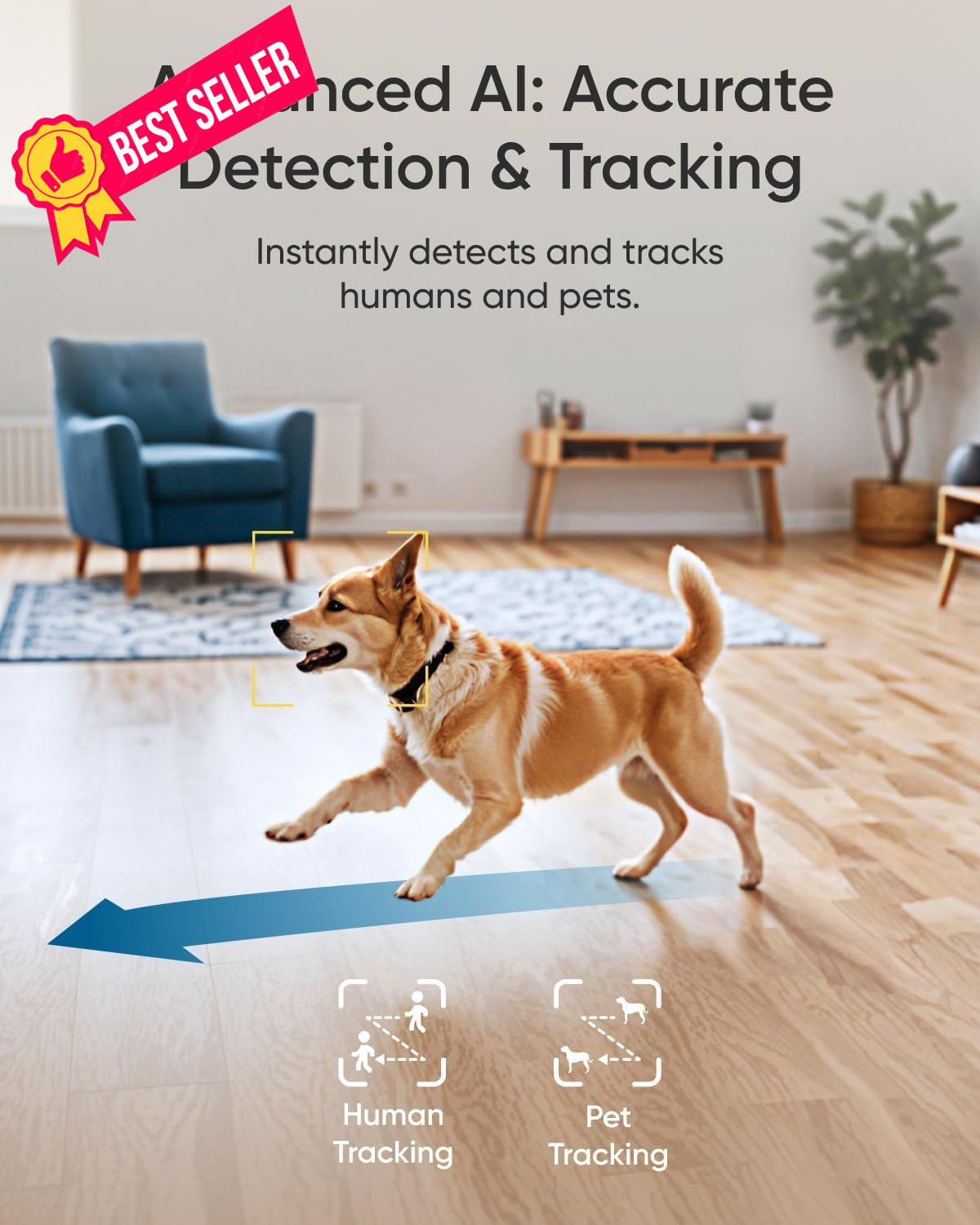 eufy Security 4K Indoor Camera E30-No Subscription,Work as Pet White