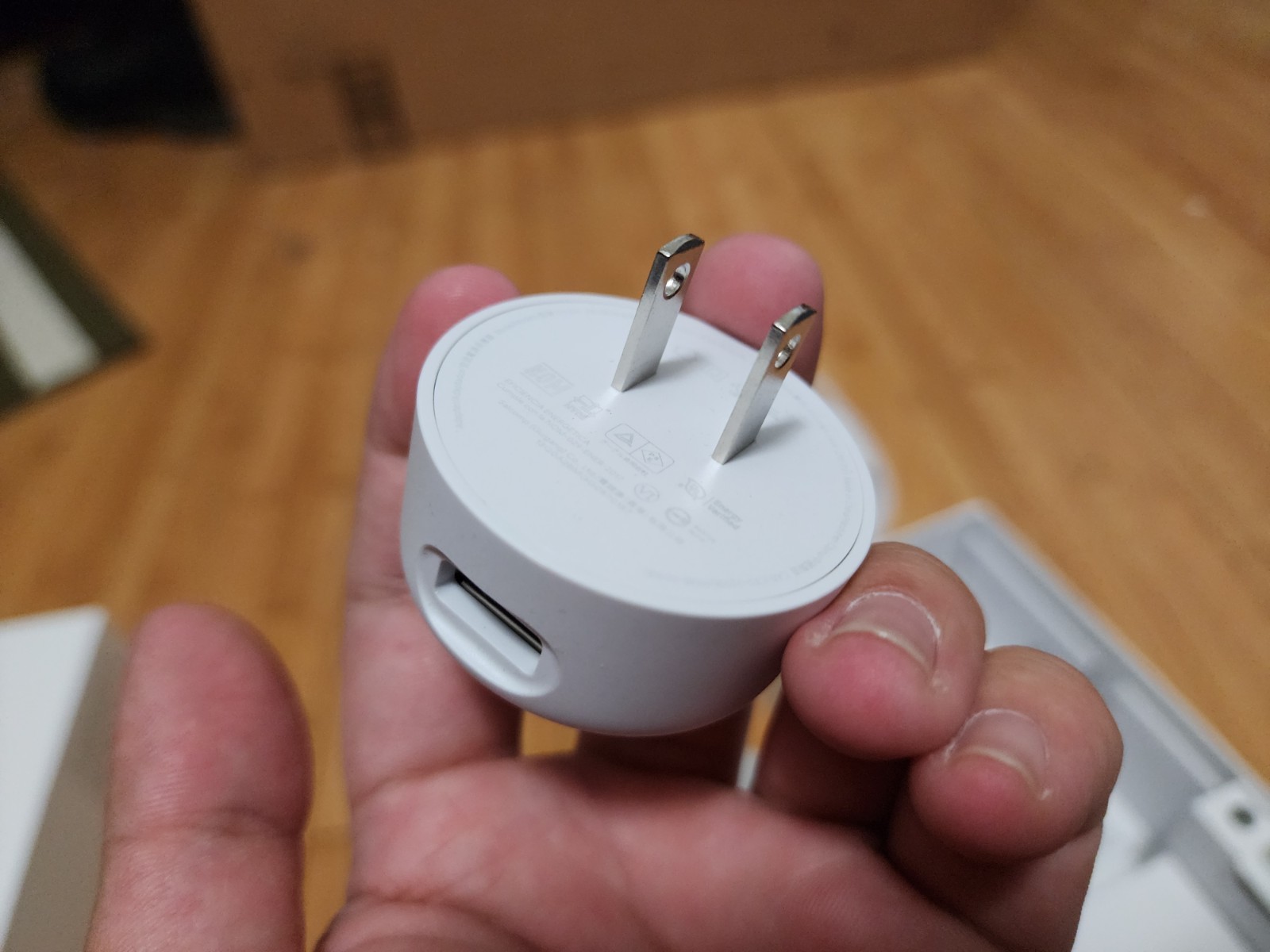 Google Nest Cam Indoor Wired 2nd Generation Security Camera White TESTED, WORKS!