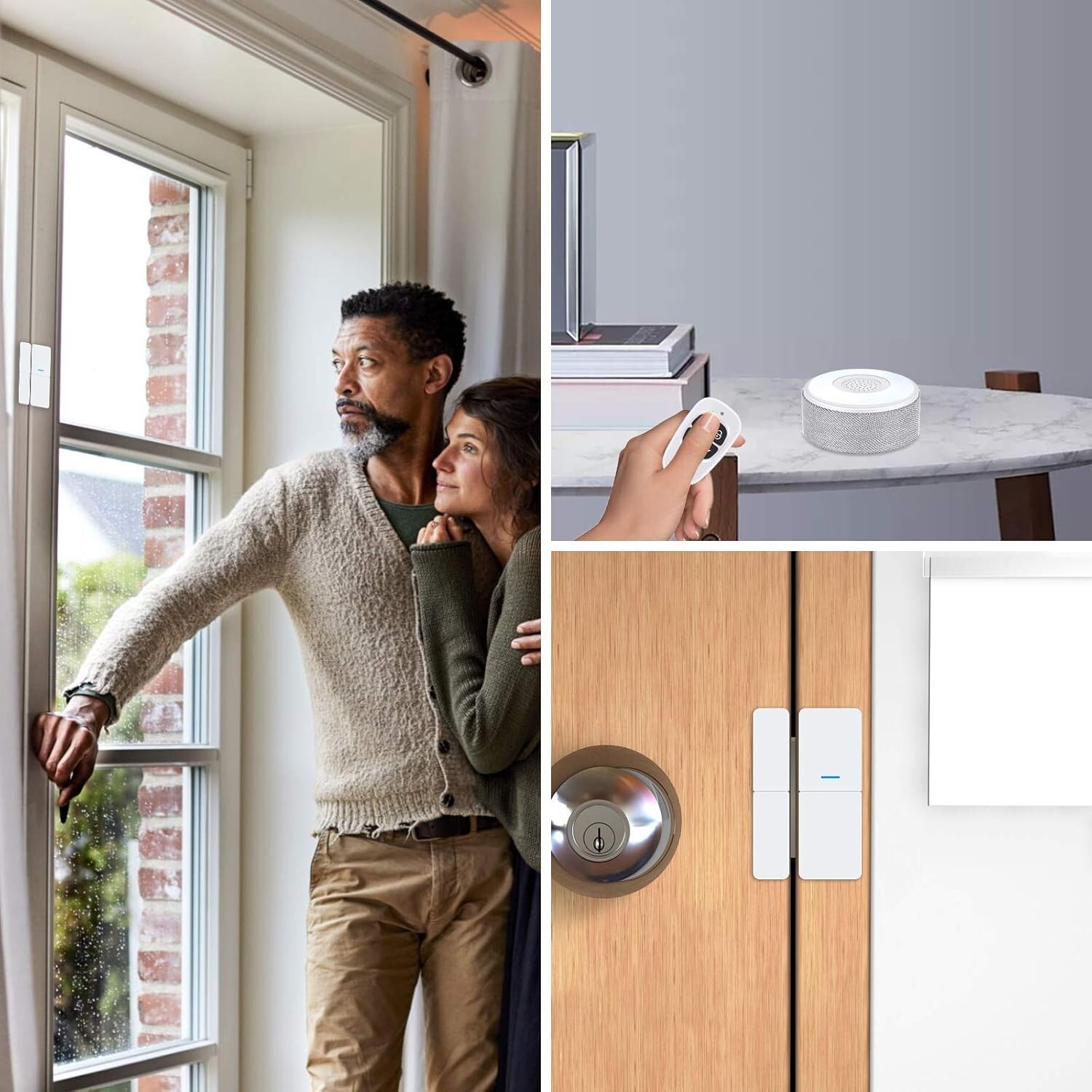 WiFi Door Alarm System, Wireless DIY Smart Home Security System, with Phone A…