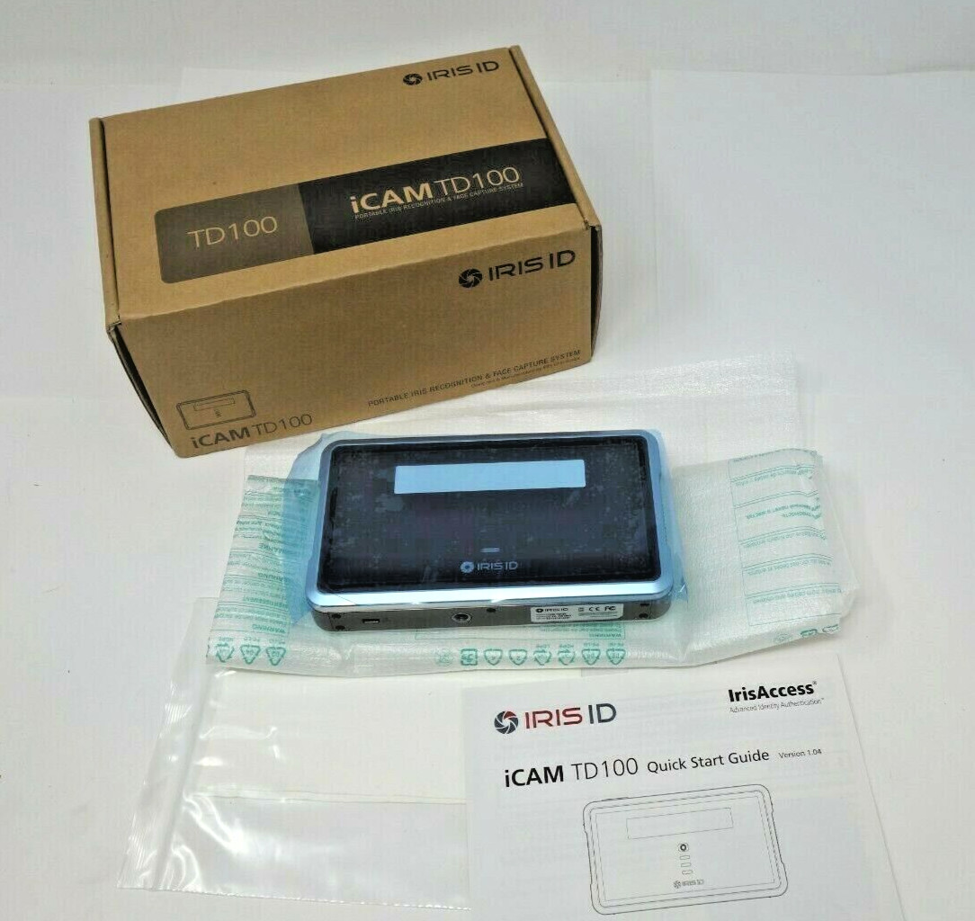 IRIS ID SYSTEMS Dual Biometric Iris and Face Capture Device iCAMTD100 *NEW*
