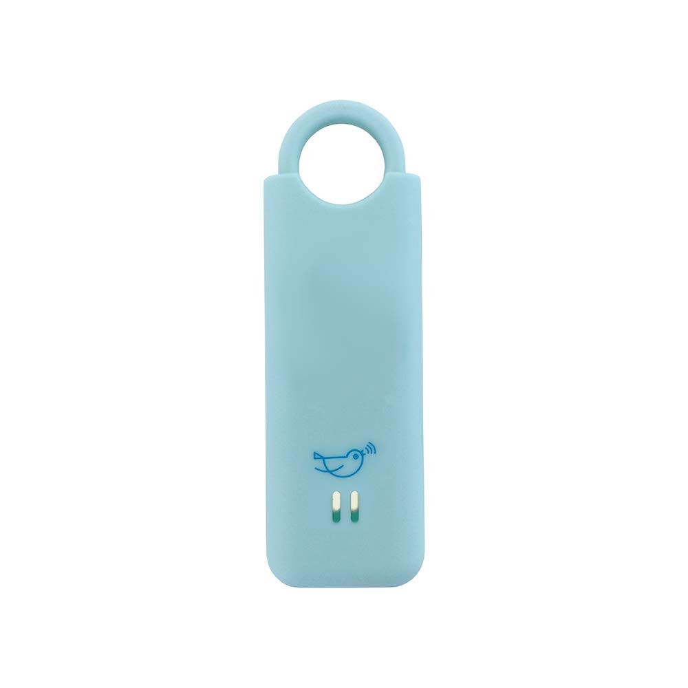 Personal Safety Alarm for Women – Loud Siren, Strobe Light, Keychain (Aqua)