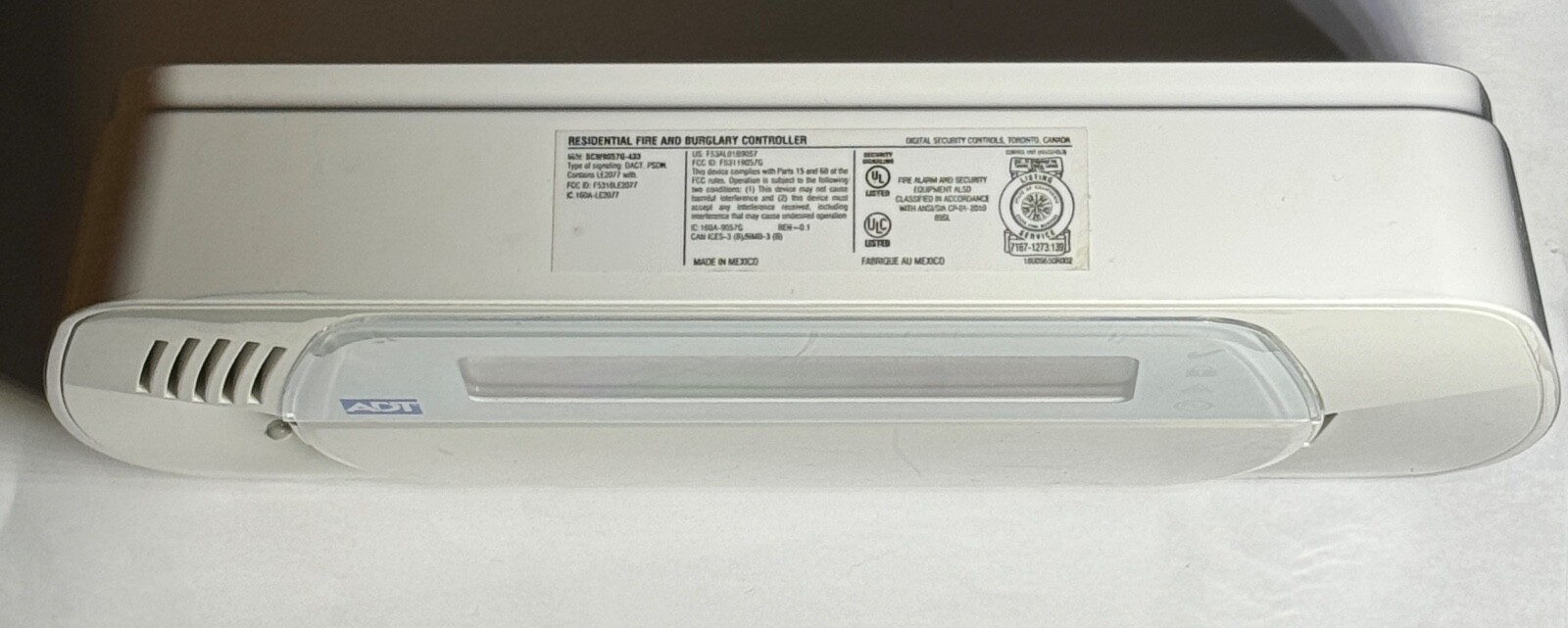 ADT Home Security System SCW9057G-433 2G-3G READY ADT Control Panel