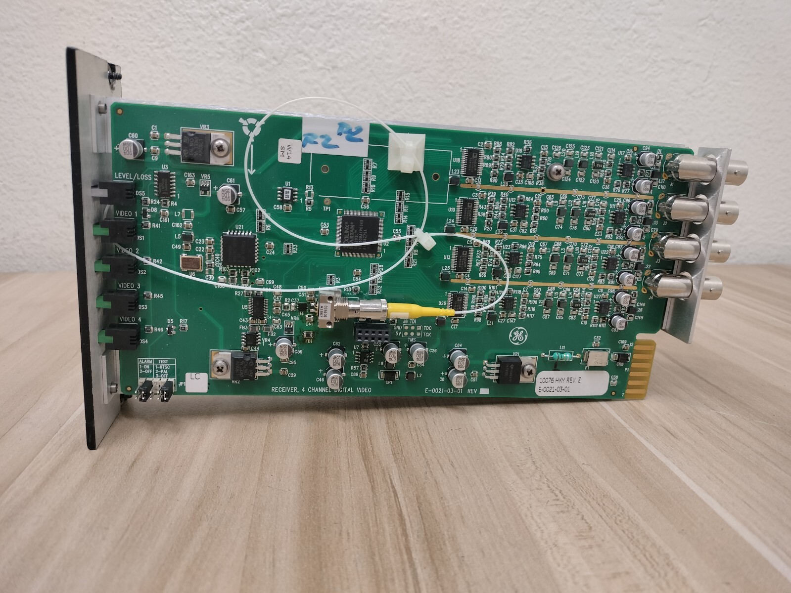 GE Security Interlogix (S708VR-RST) 8 Channel Video Receiver Rack Card