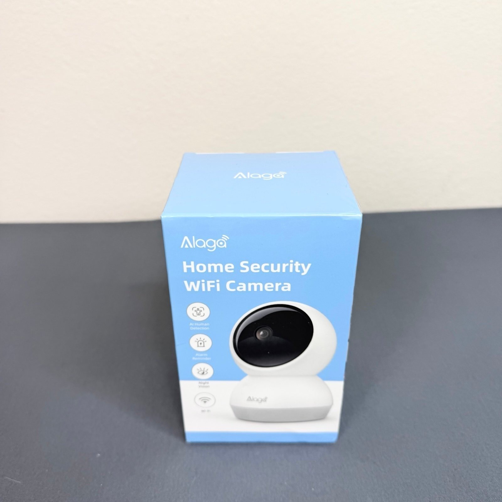 Alaga 2K Indoor Wi‑Fi IP Camera Pan‑Tilt Night Vision AI Tracking Two‑Way Audio
