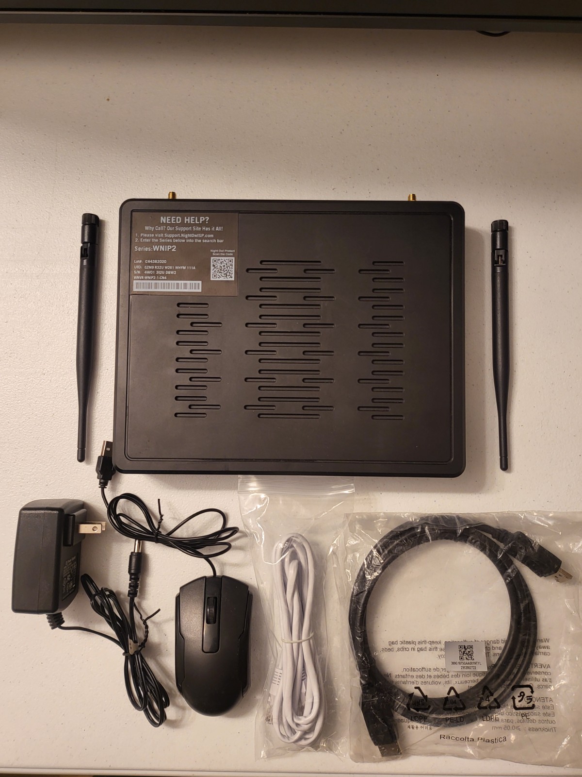 Night Owl NVR 10-Channel 1080P Wi-Fi 1TB WNVR-WNIP2 NEW Open Box w/Accessories