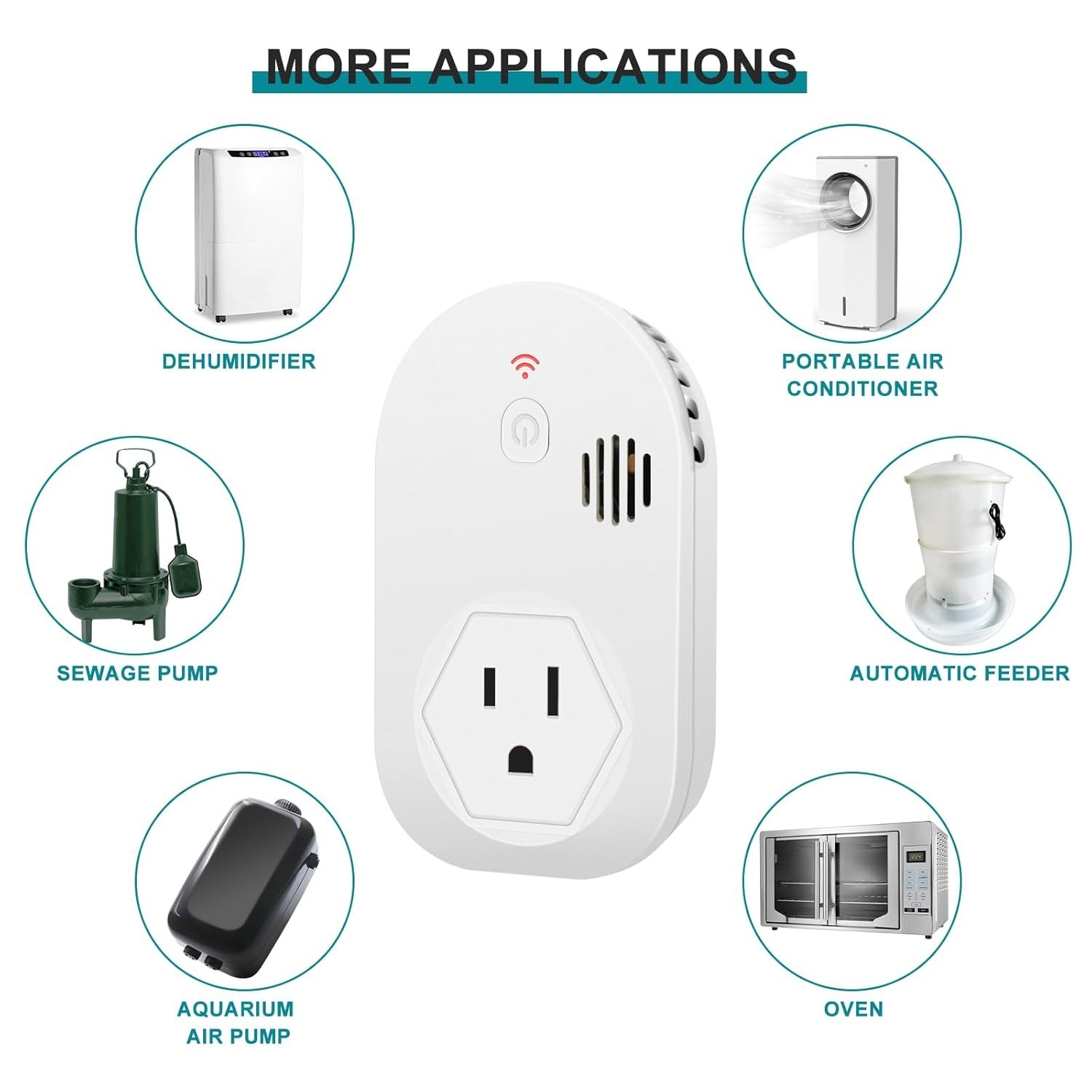 Compact Power Failure Alarm with Rechargeable Battery & 80dB Siren – Indoor Use