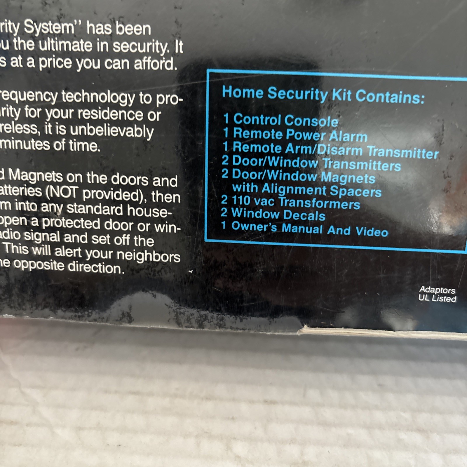 Vintage Dimango Safe and Sound Wireless Home Security System RC2000 Sealed