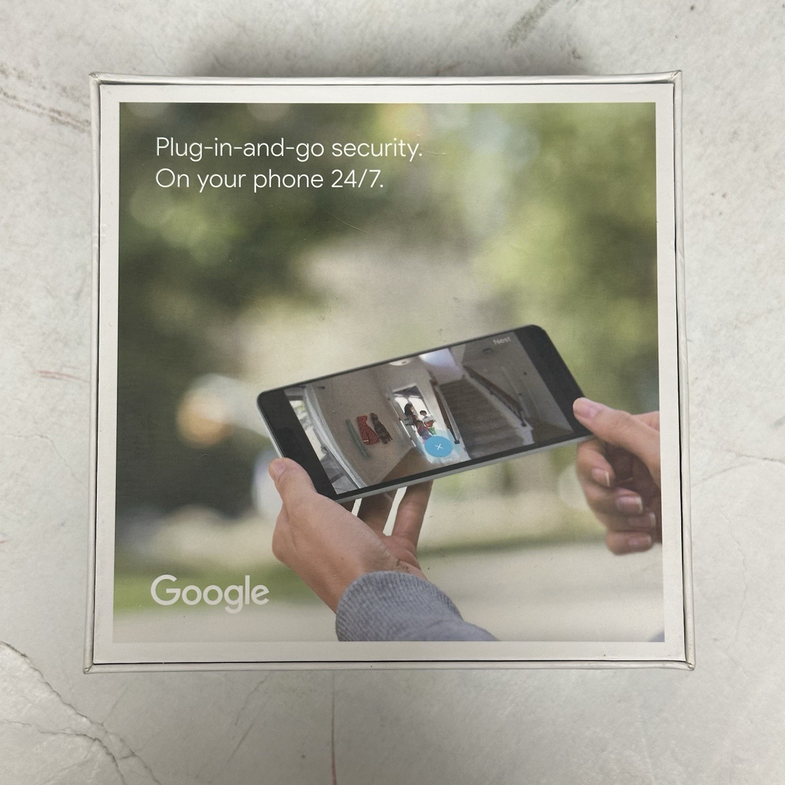 Google Nest Cam Indoor 1080p Wired Smart Home Security Camera – New