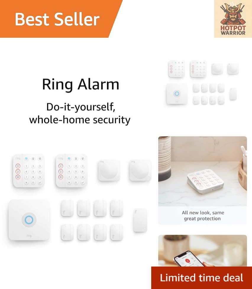 Comprehensive 14-Piece Smart Security Kit – Mobile App Control & 24/7 Monitoring