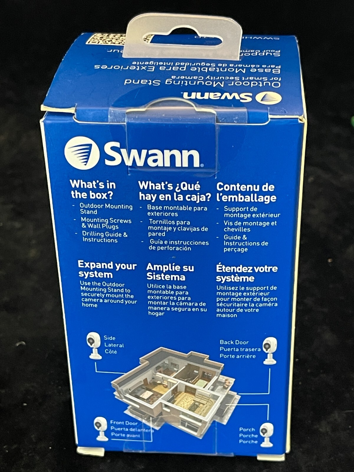 Swann Outdoor Mounting Stand for Smart Security Cameras – White