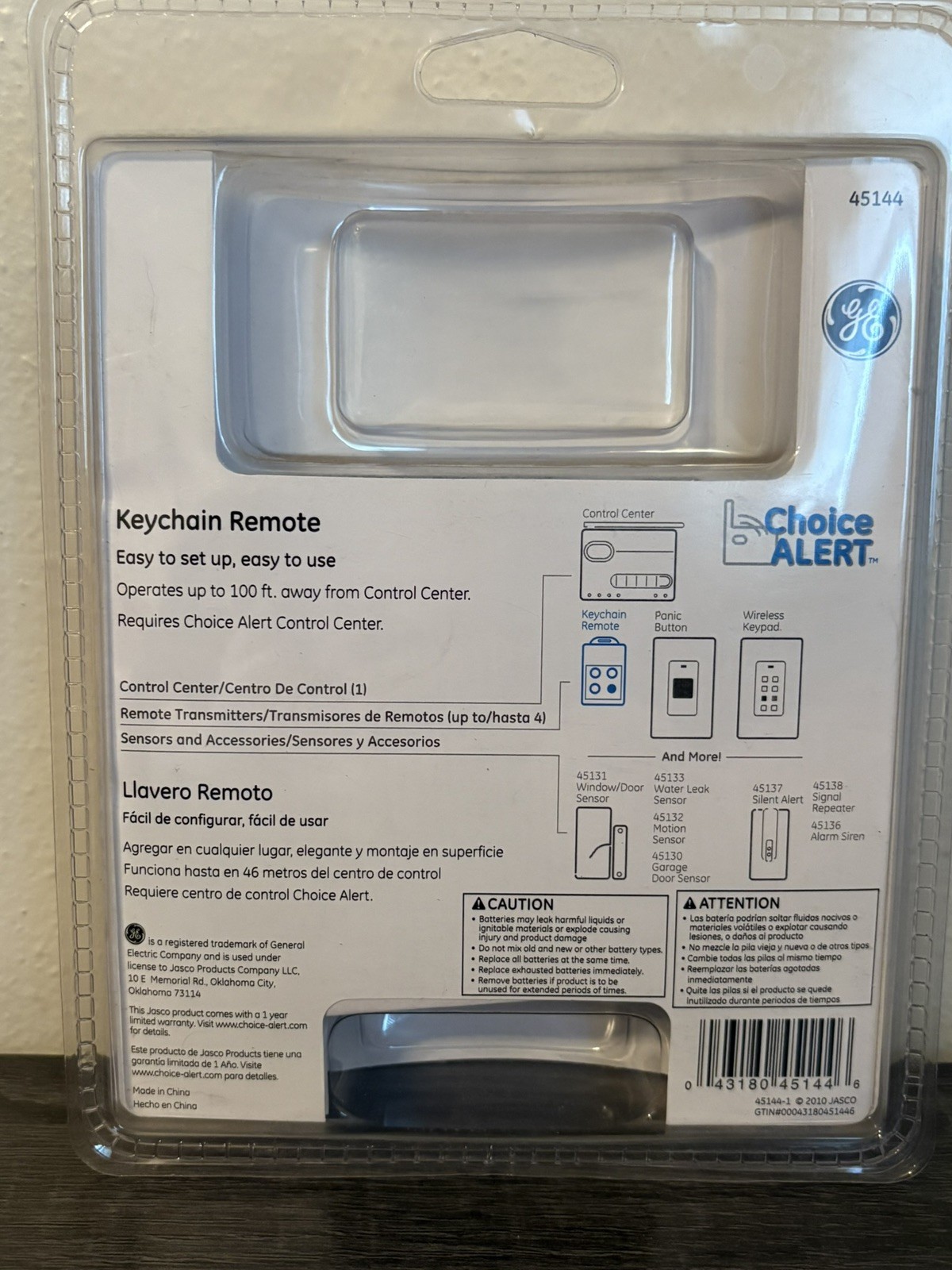 NEW GE Choice Alert Wireless Alarm System Keychain Remote