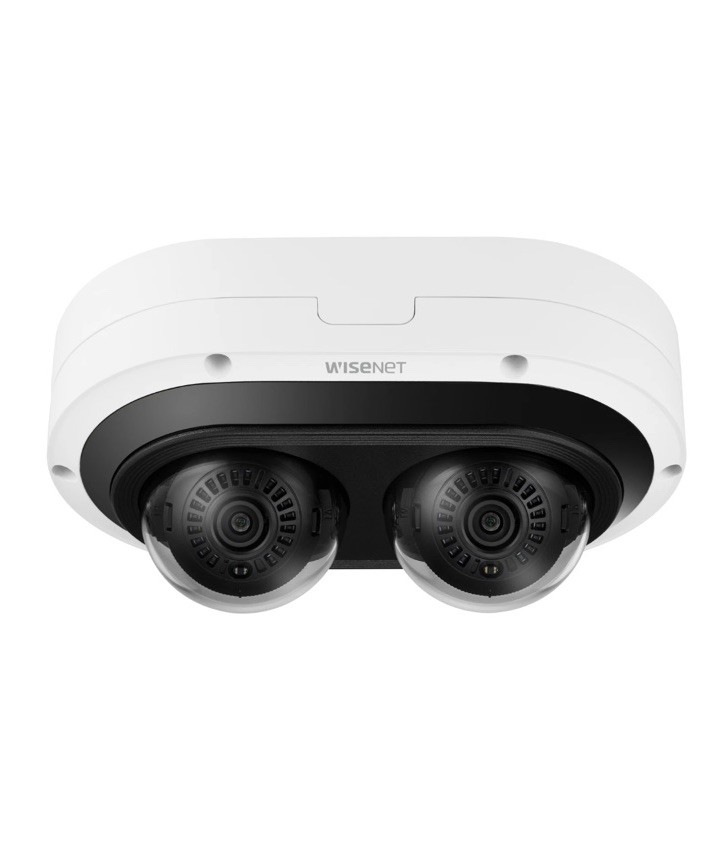 Hanwha Techwin PNM-12082RVD 6MP IP66 IP Vandal Dome SecurityCamera 3.4~6.8mmLens