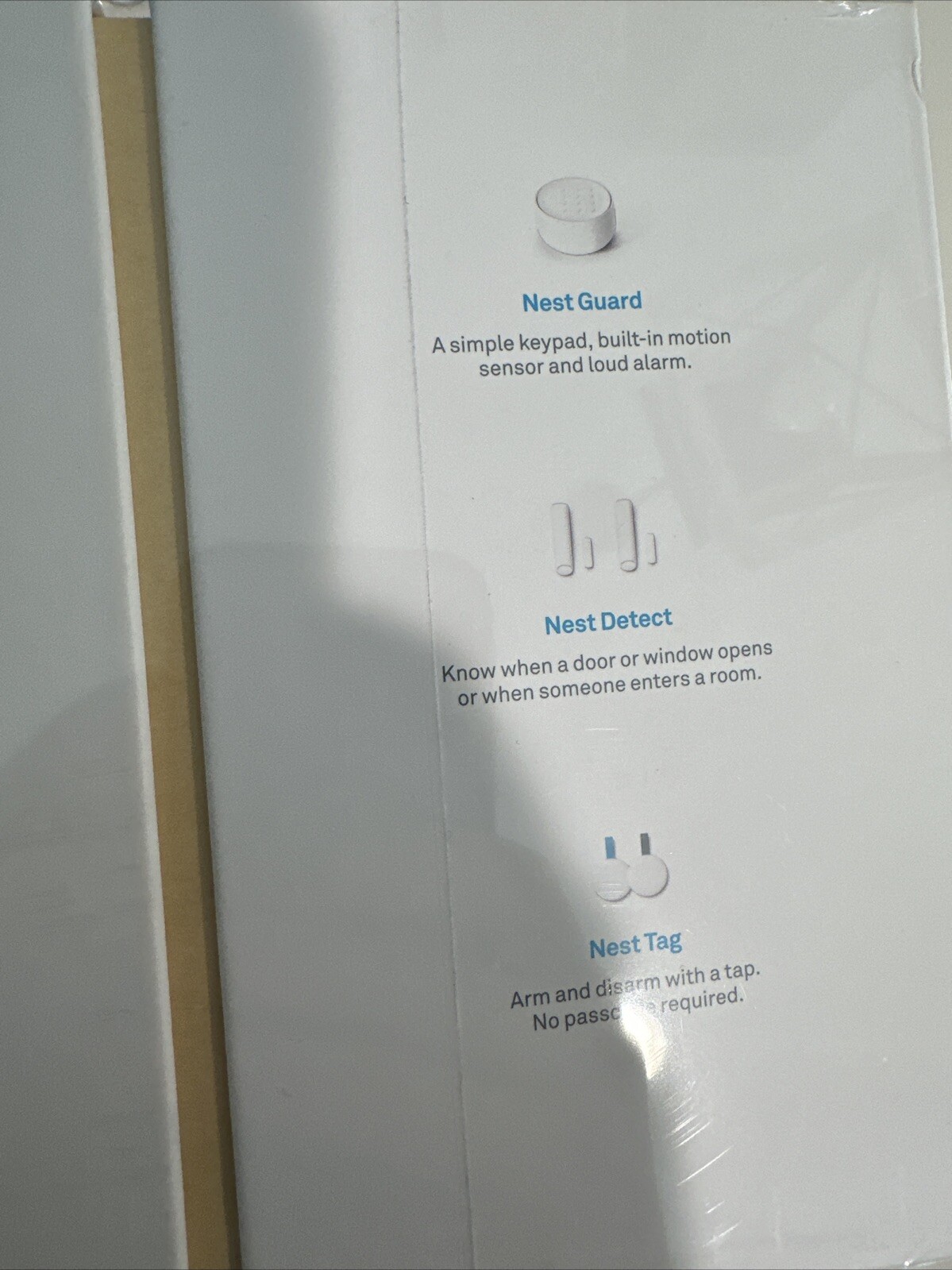 Google Nest Secure Alarm System Starter Pack (H1500ES) – New