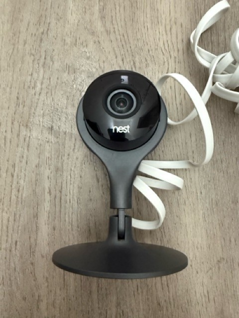 GUC Google Nest Cam A0005 Security Camera w Charging Cable – Turns On Untested