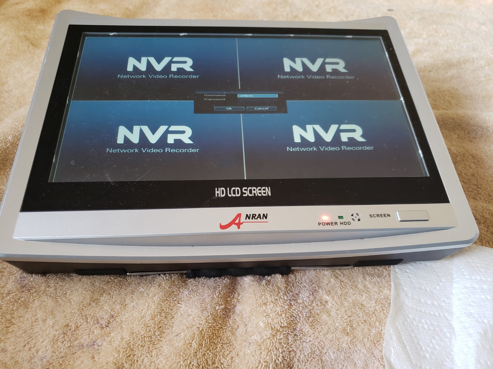 ANRAN WIRELESS NVR 11 1/2″ MONITOR,