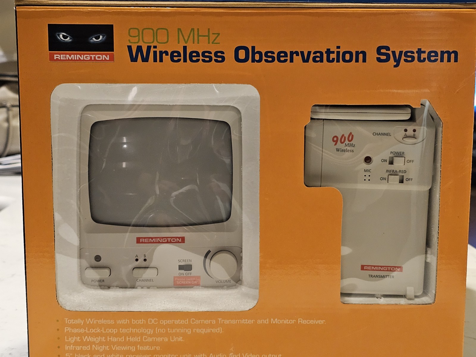 Vintage New Old Stock Remington 900 Mhz Wireless Observation System Infrared