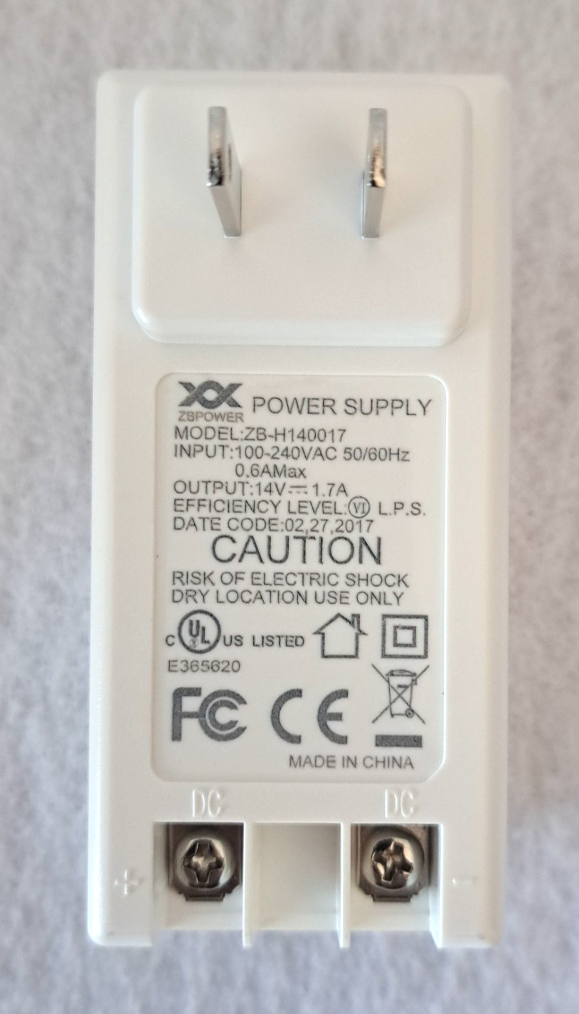 2GIG-CP21-345 Control Panel w/Plug Vivint Untested