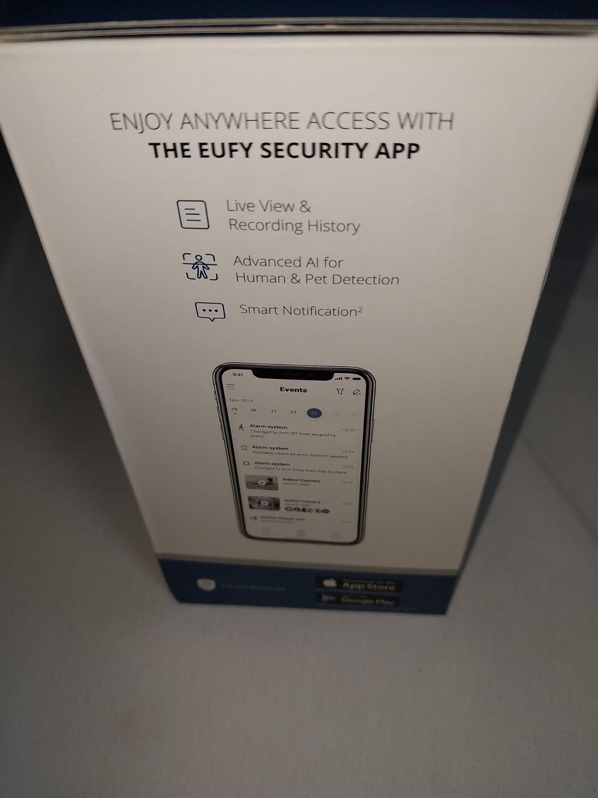 Eufy E220 Indoor Security Camera 2-Pack, 2K Resolution, AI, Wi-Fi, HomeKit