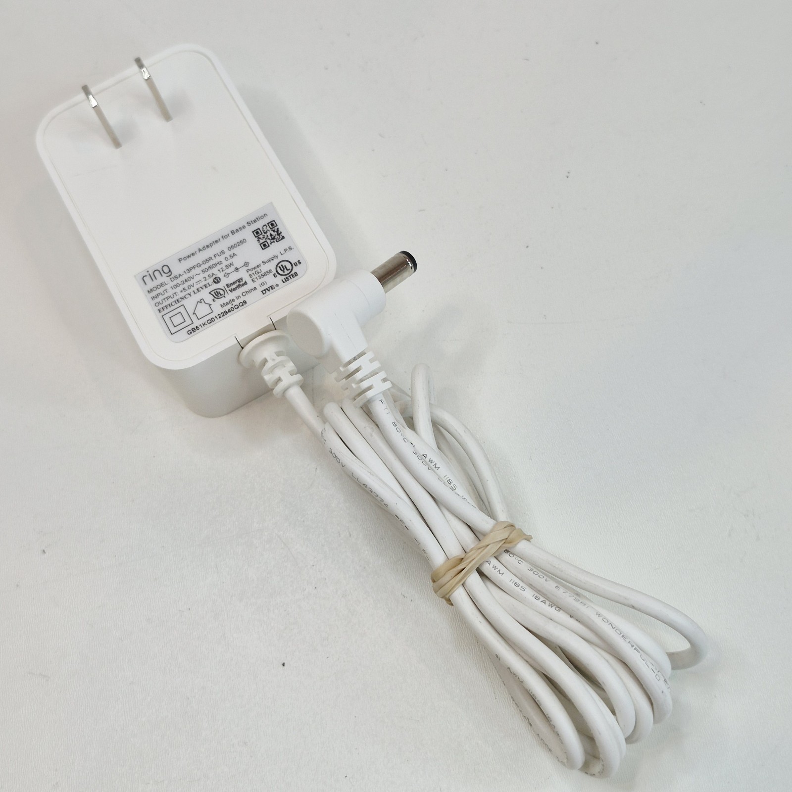 Ring Alarm Base Station 4HB1U9-0EN0 White Gen 2 Reset Tested w/ OEM AC Adapter