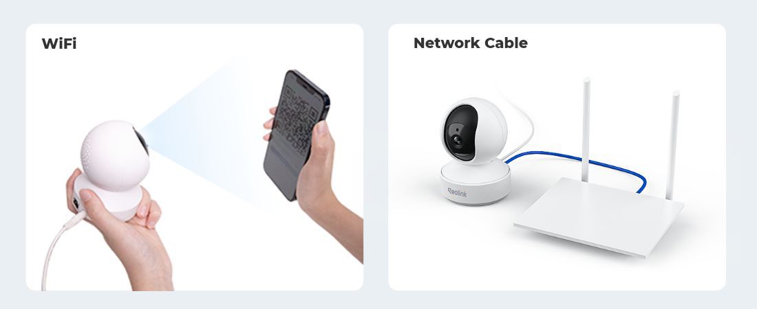 Reolink E1 4MP 360° Coverage PT WiFi Indoor Security Camera with Home Hub Mini