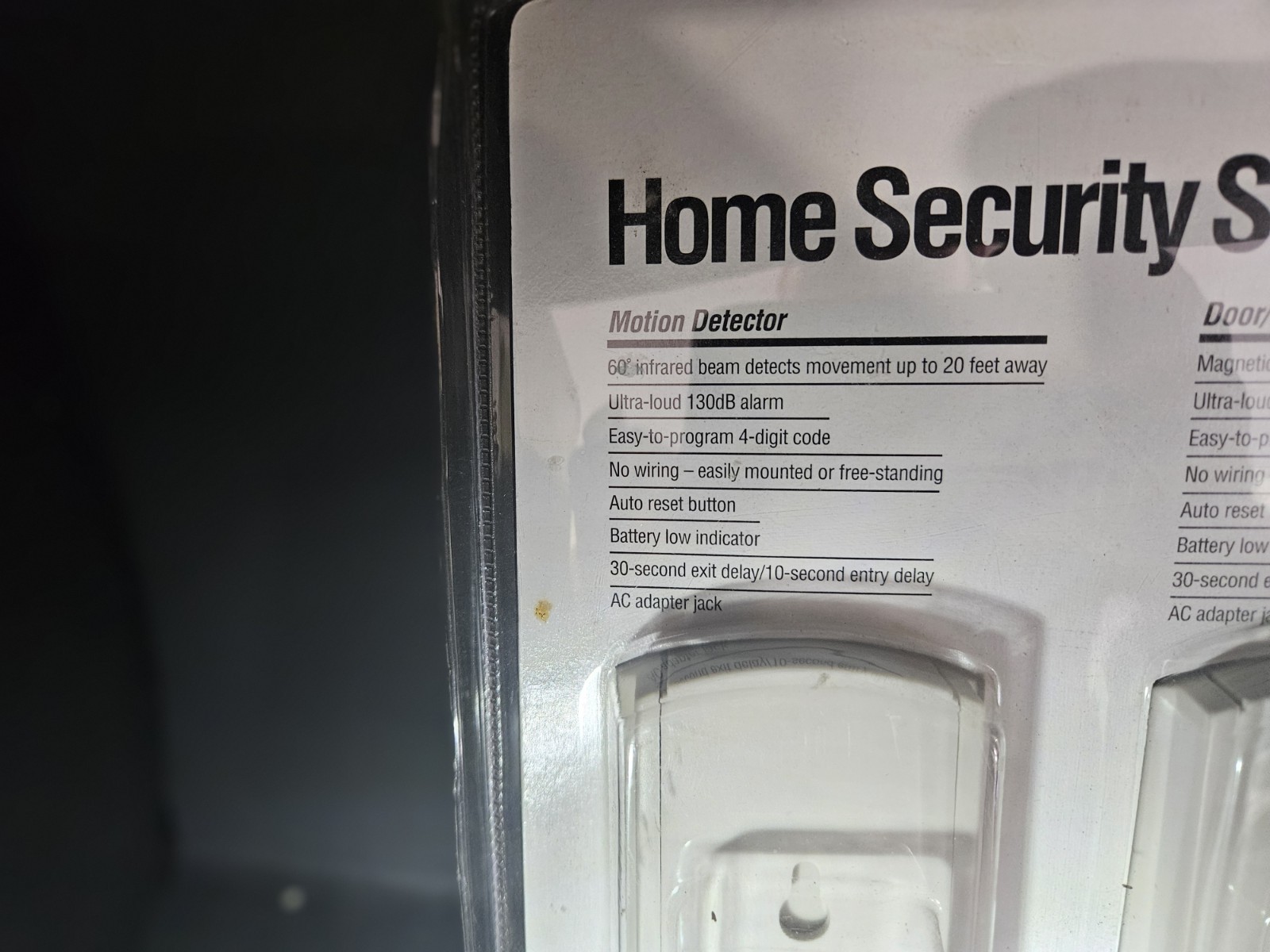 Emerson Home Security System SMA0415P 2 Alarms, Motion Detector and Siren NEW