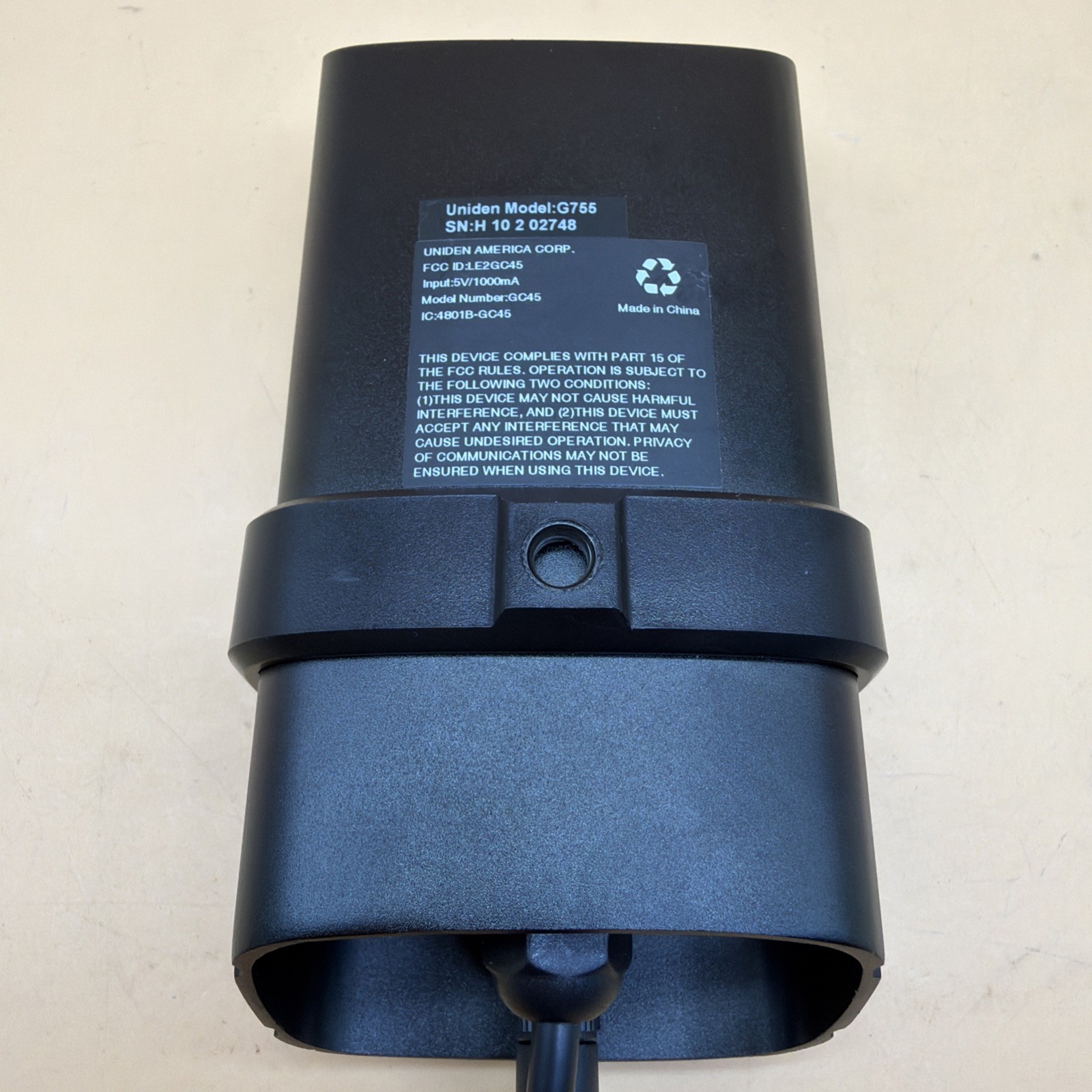 Uniden Guardian GC45 Outdoor CCTV Camera w/ Antenna – G755 Replacement Unit