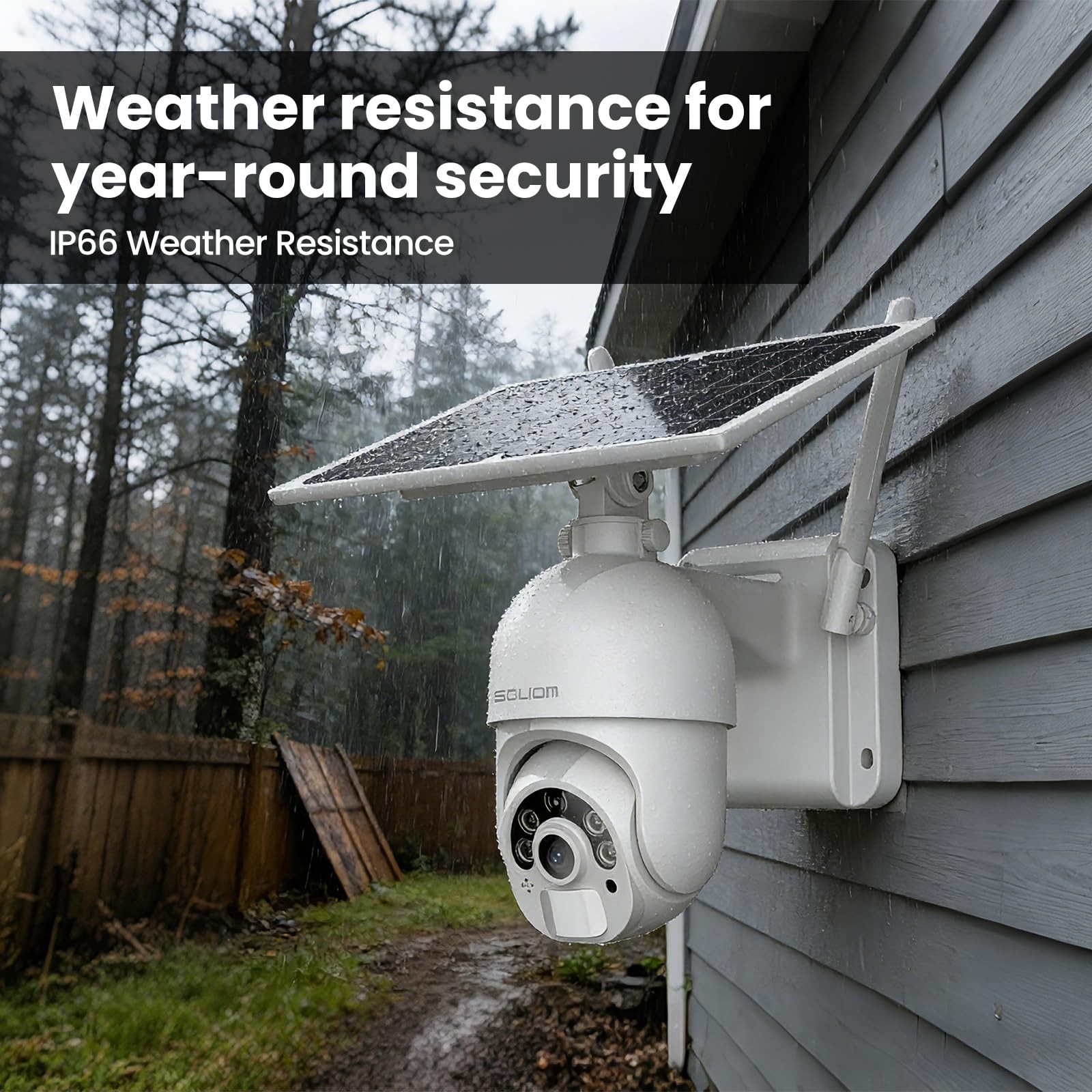 SOLIOM S800 4G LTE Cellular Security Camera Outdoor, No WiFi Solar small