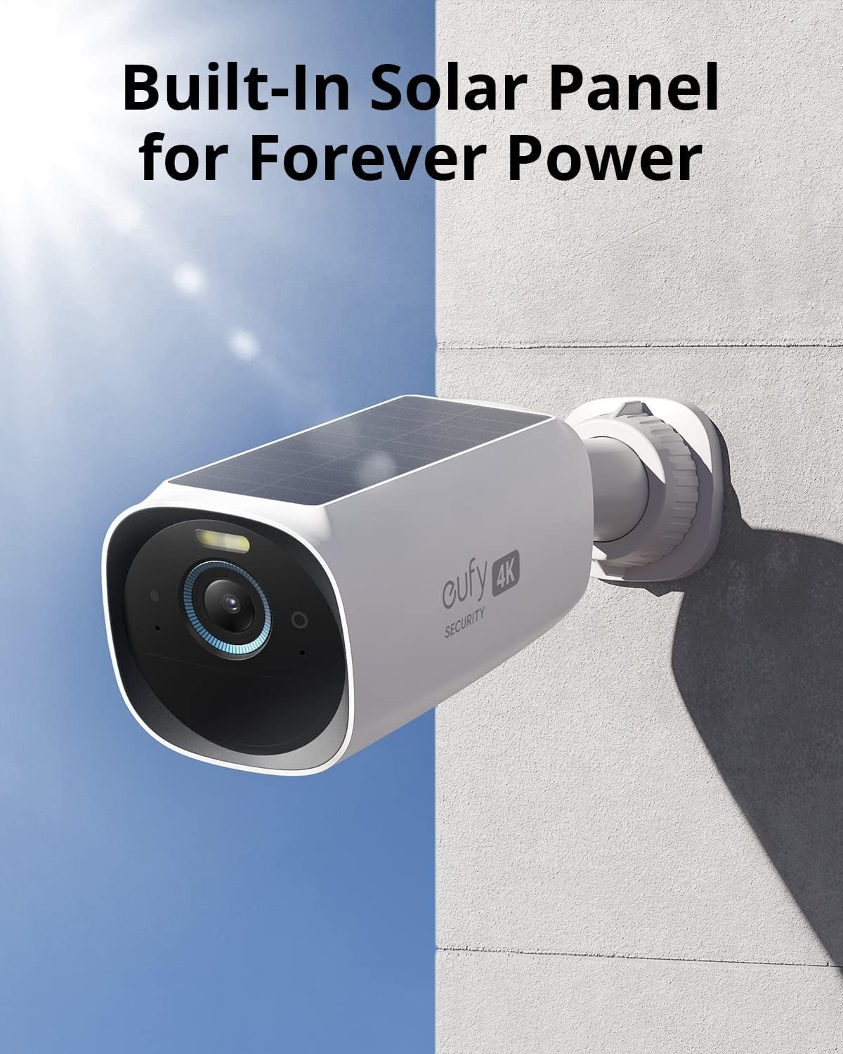 eufyCam 3 Security Camera System 4K Outdoor Wireless Camera w/ Solar Panel