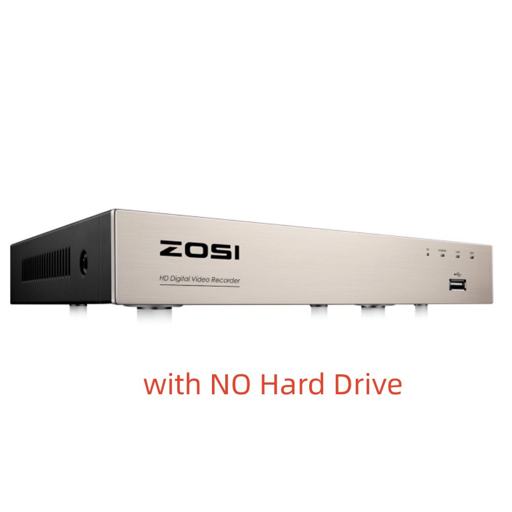 ZOSI H.265+ Security DVR 8CH Channel 1080p Recorder for CCTV Surveillance Camera